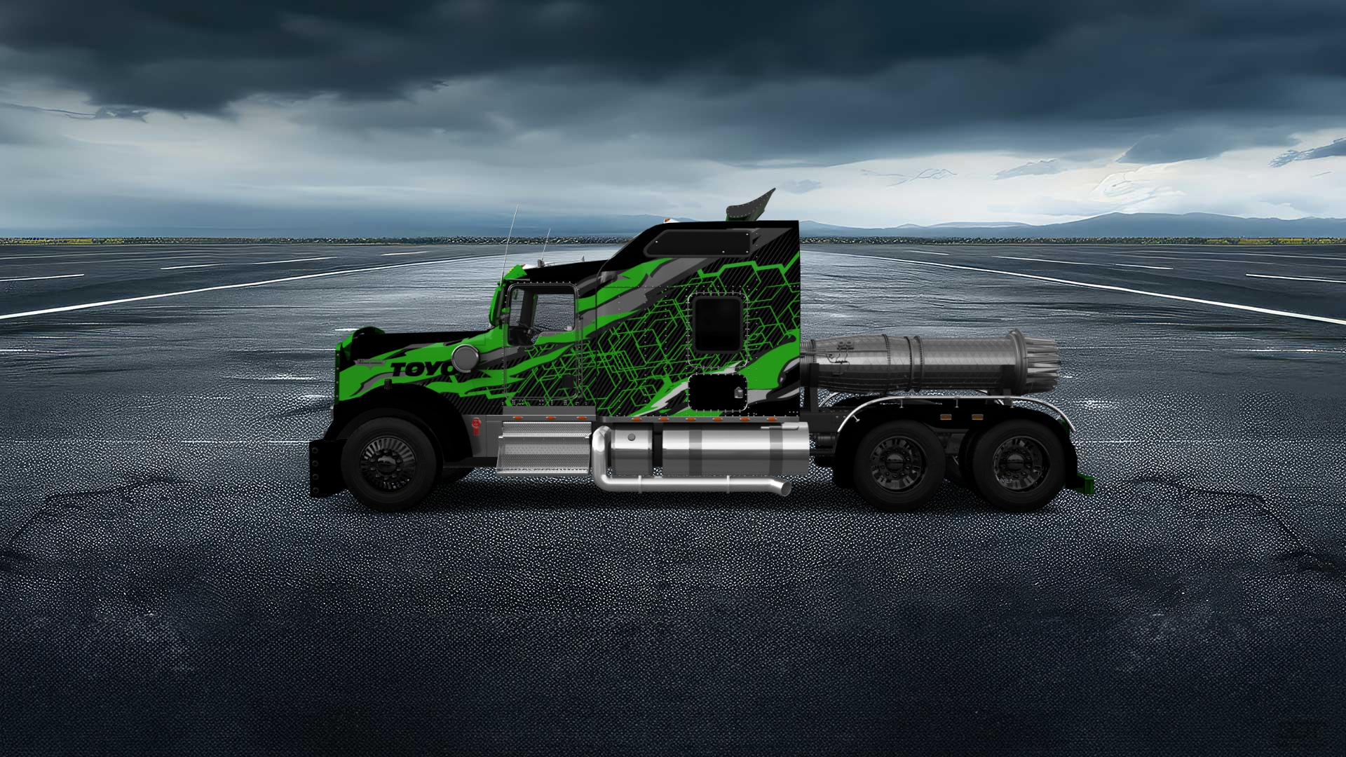 Kenworth W900 Sleeper Cab Truck 2015 tuning