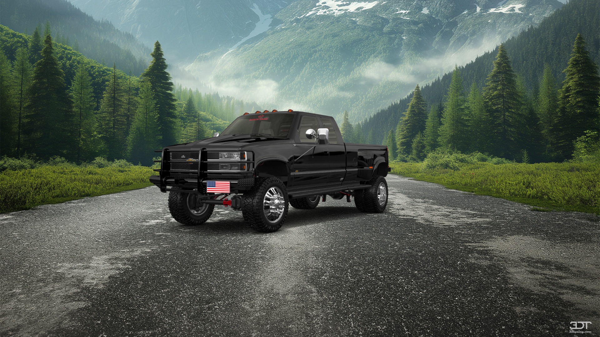 Chevrolet K3500 Extended Cab Pickup Truck 1988