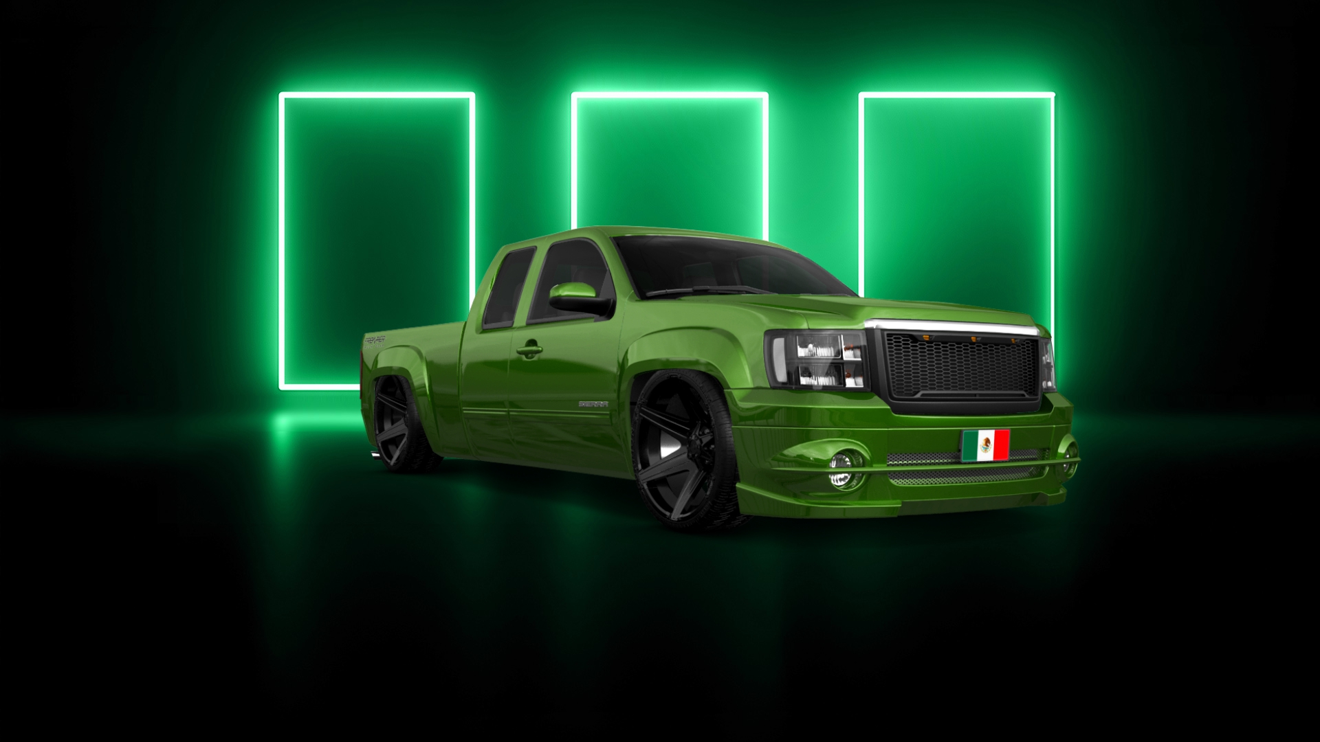 GMC Sierra 1500 Double Cab 6.6 ft box 2 Door truck 2007 tuning
