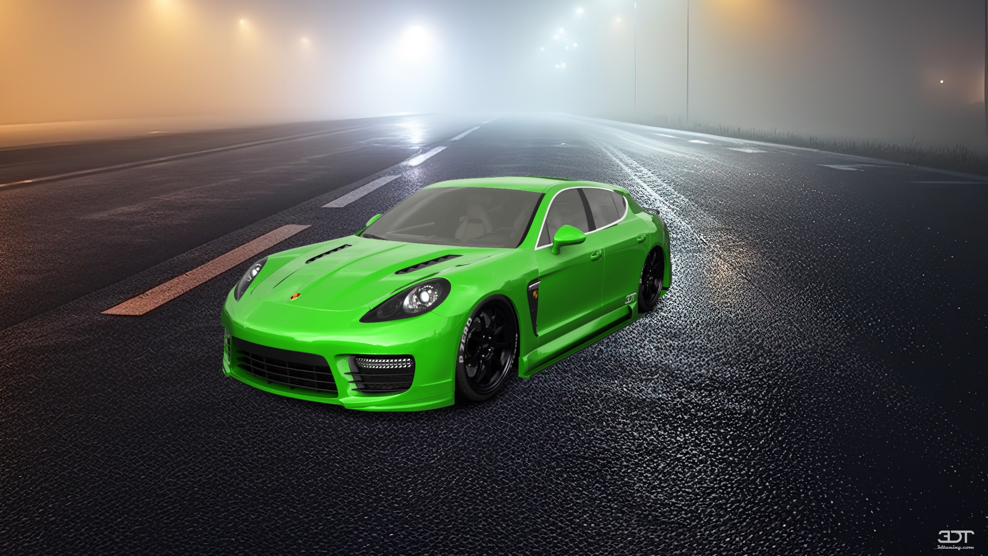 Porsche Panamera 4 door fastback saloon 2011