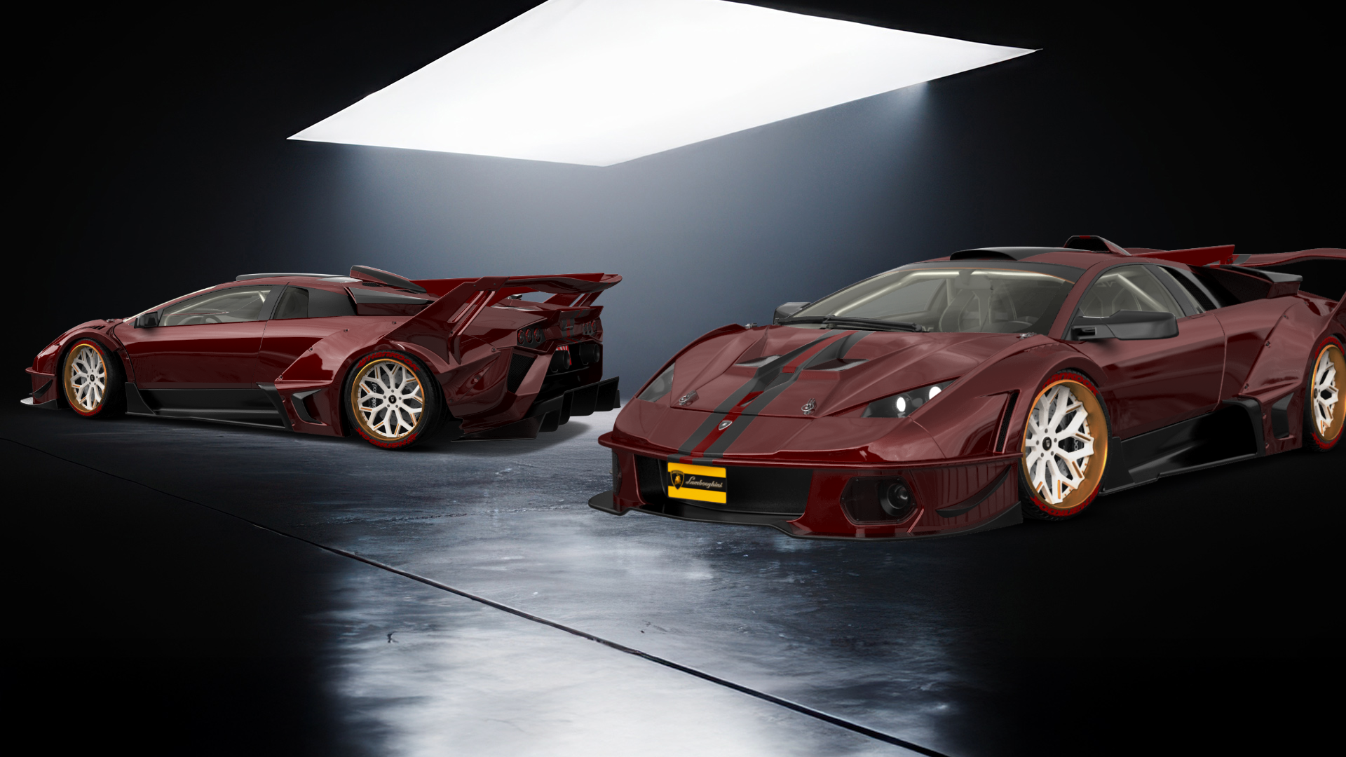 Lamborghini Murcielago 2 Door Coupe 2001 tuning