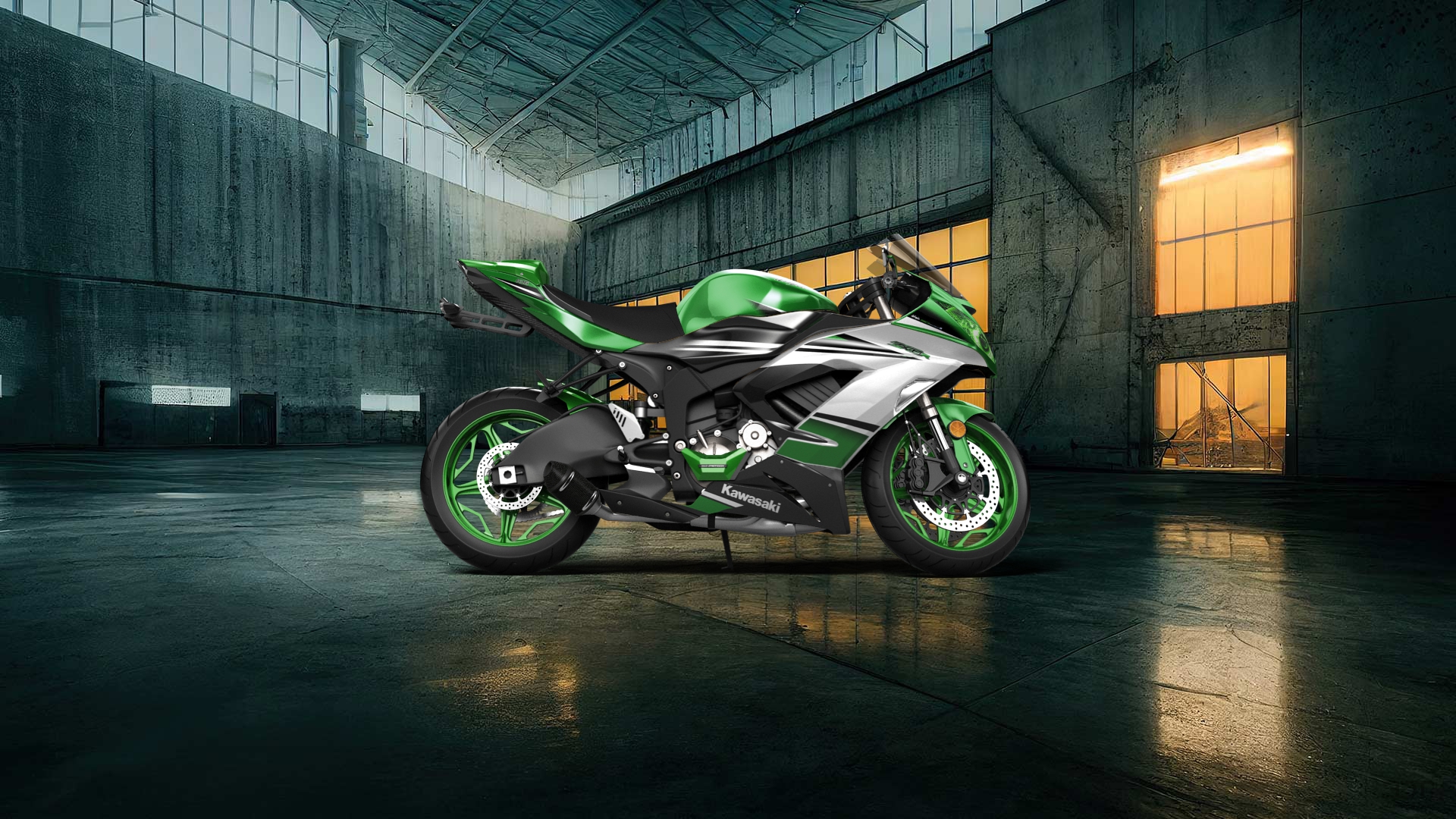 Kawasaki Ninja ZX 6R Sport Bike 2015