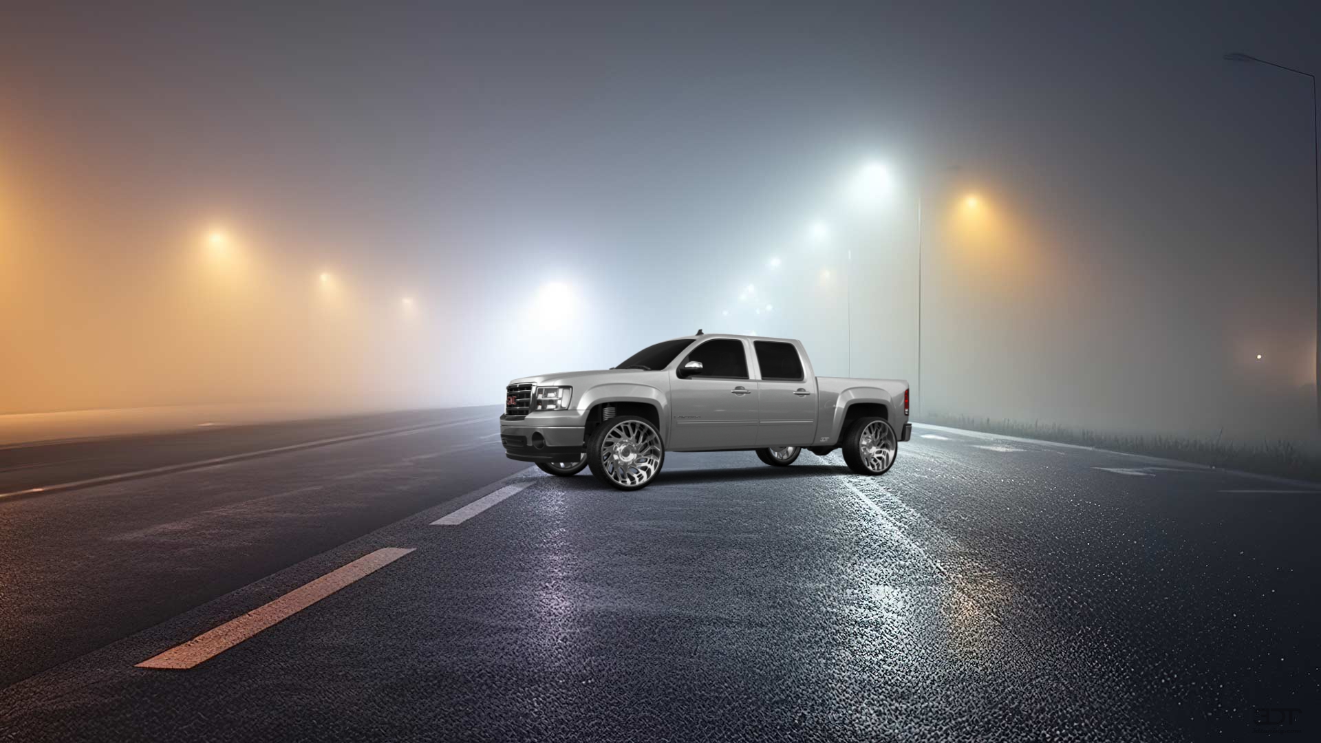 GMC Sierra 1500 Crew Cab 5.8 ft box 4 Door pickup truck 2007