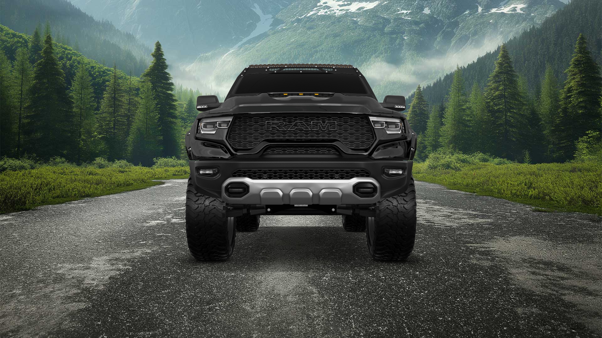 Dodge Ram 1500 TRX 4 Door pickup truck 2021 tuning