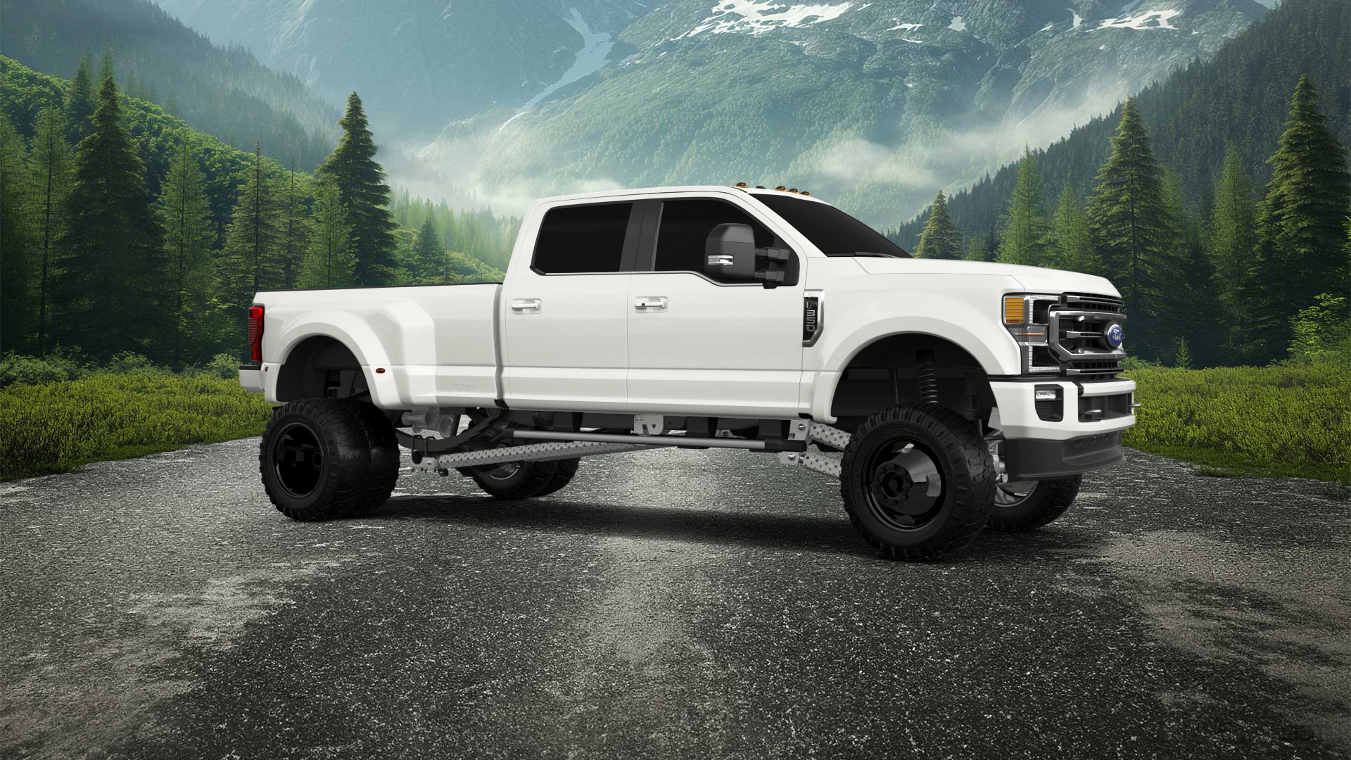 Ford F-350 DRW 4 Door pickup truck 2021 tuning