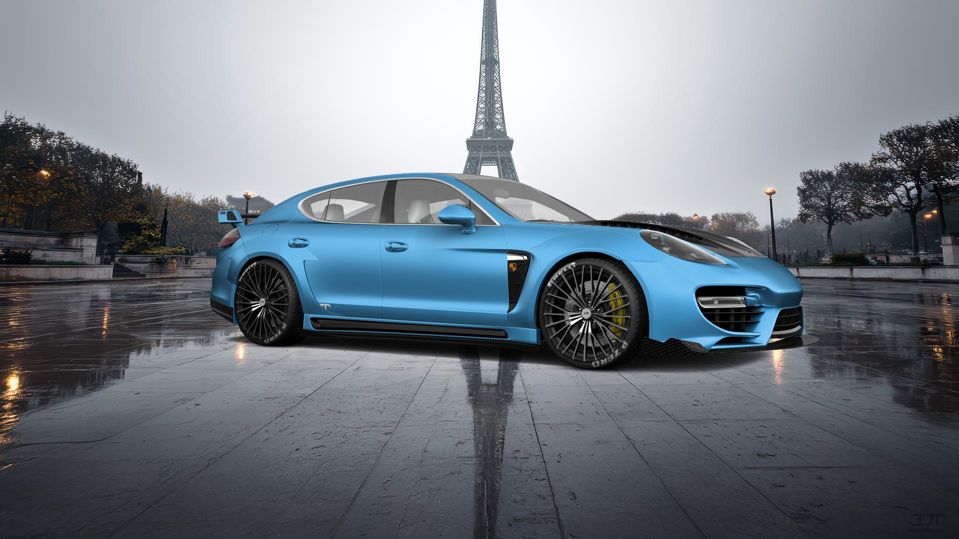 Porsche Panamera 4 door fastback saloon 2011 tuning