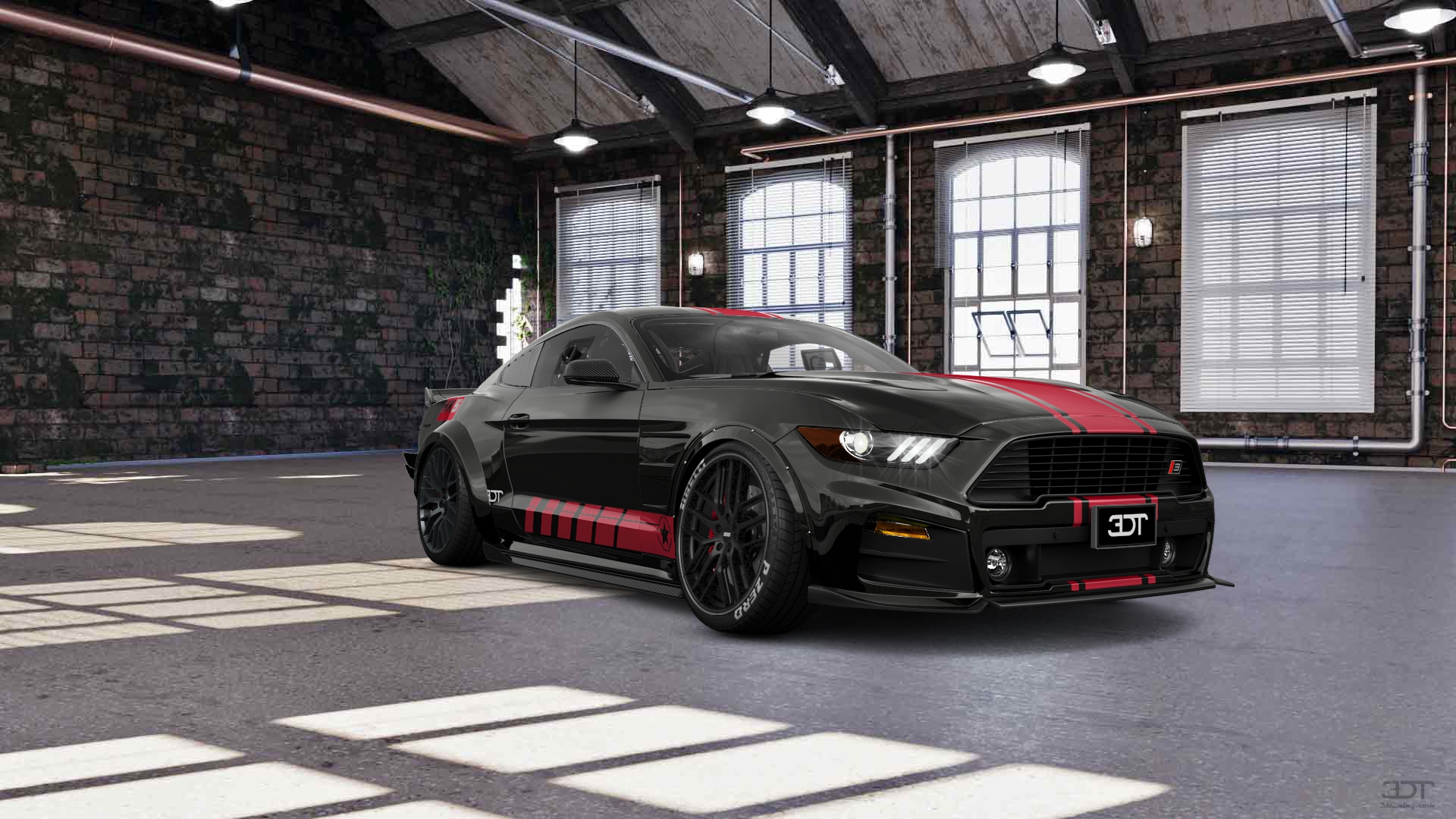 ford Mustang red demon