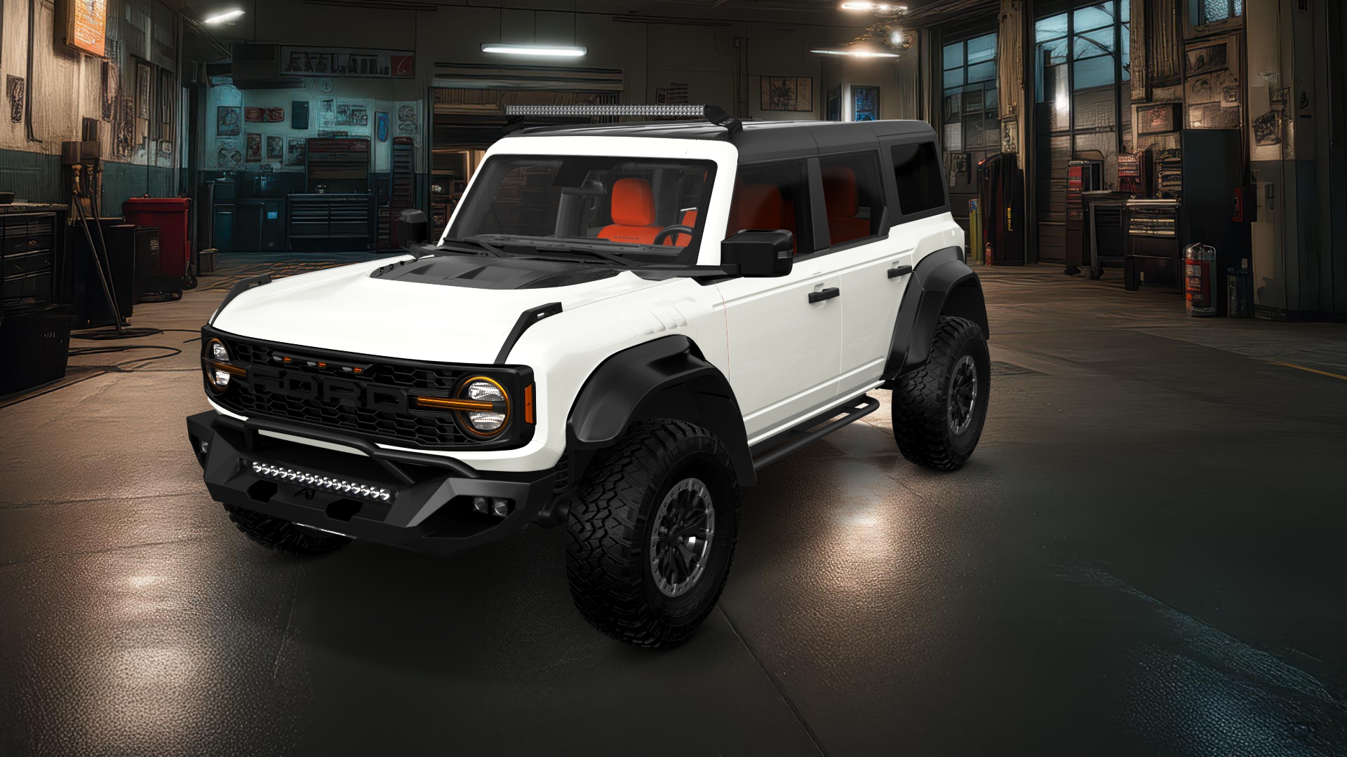 Ford Bronco Raptor 4 Door pickup truck 2022 tuning