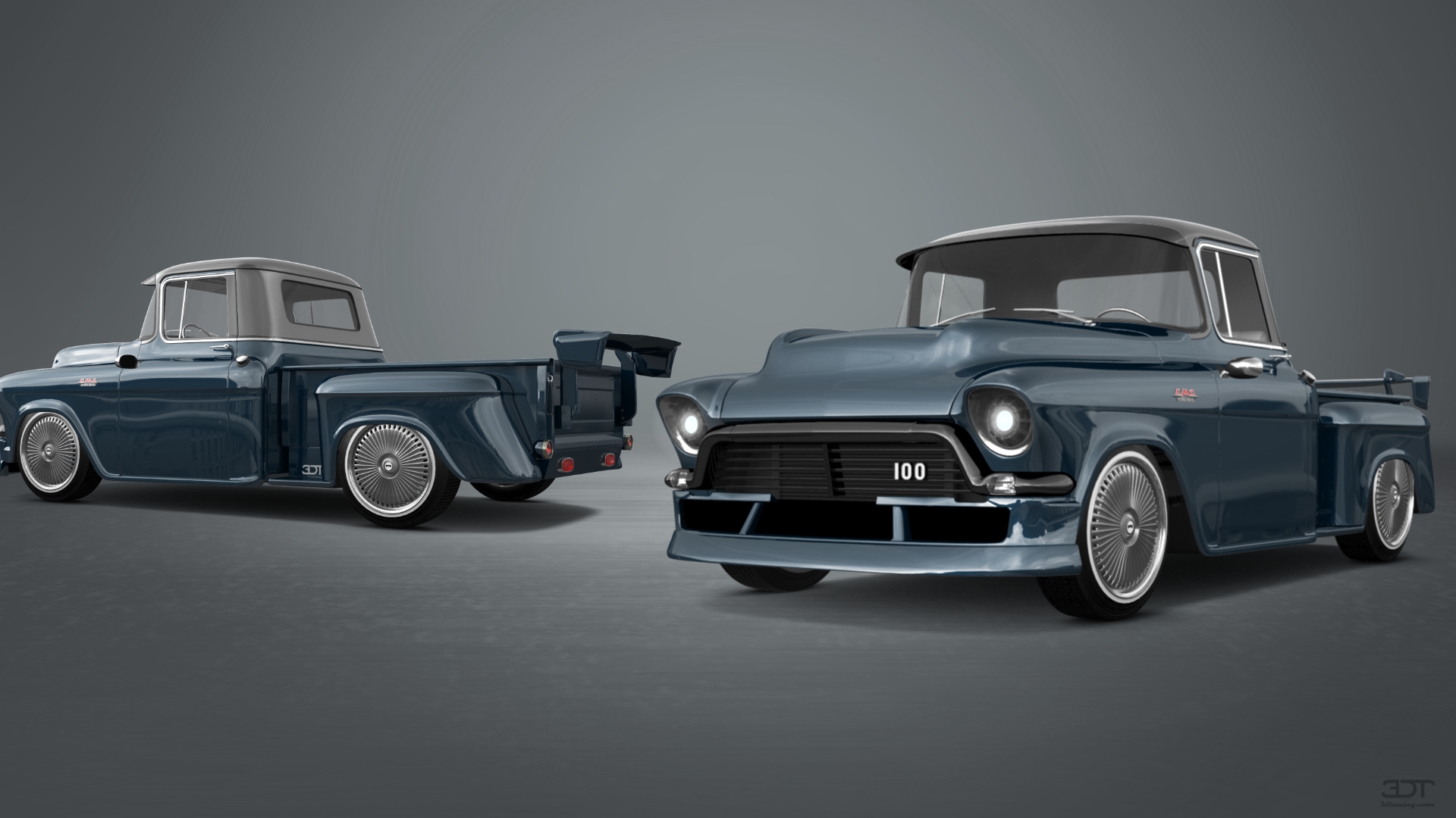 GMC 100 Stepside 2 Door pickup truck 1957 tuning