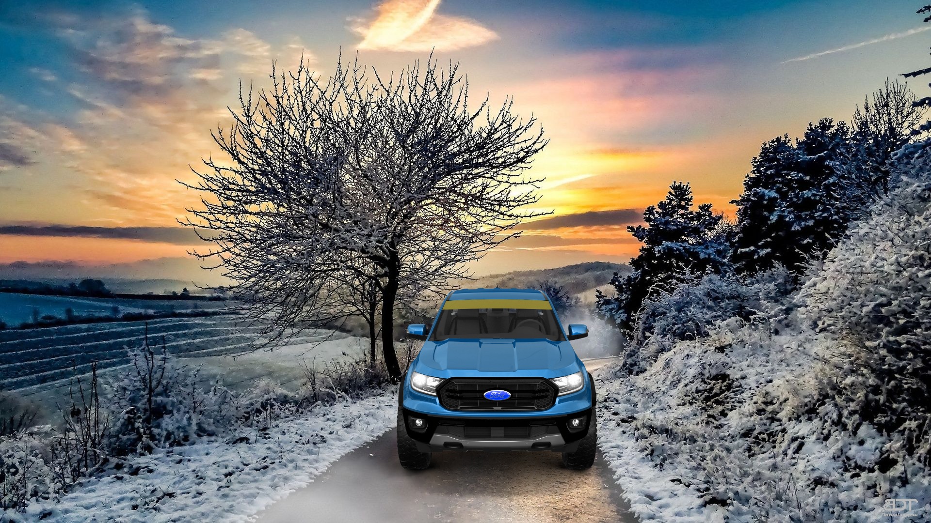 Ford Ranger 4 Door pickup truck 2019