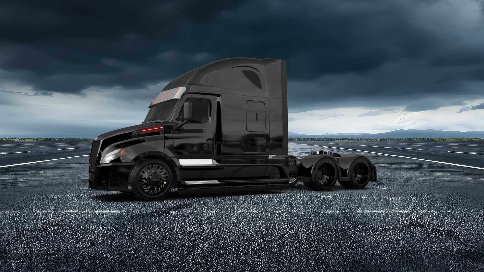 Freightliner Cascadia Sleeper Cab Truck 2018 tuning