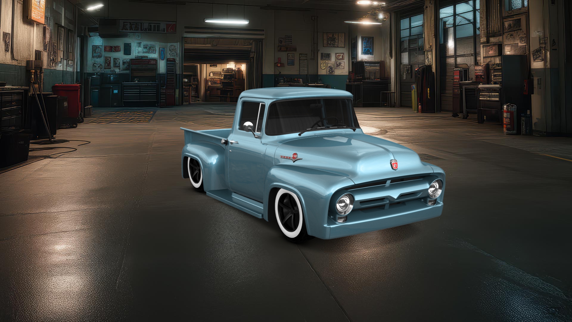 Ford F-100 2 Door truck 1956 tuning