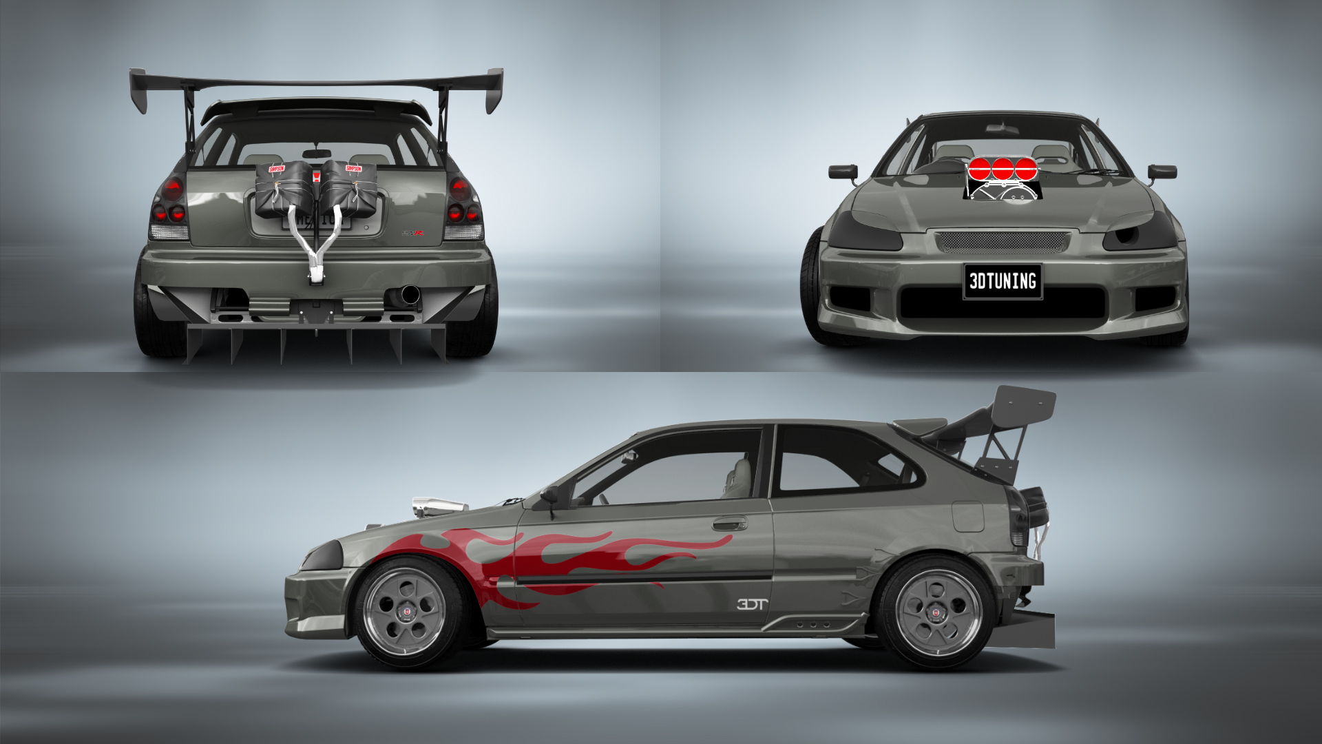 Honda Civic 3 Door Hatchback 1997 Images