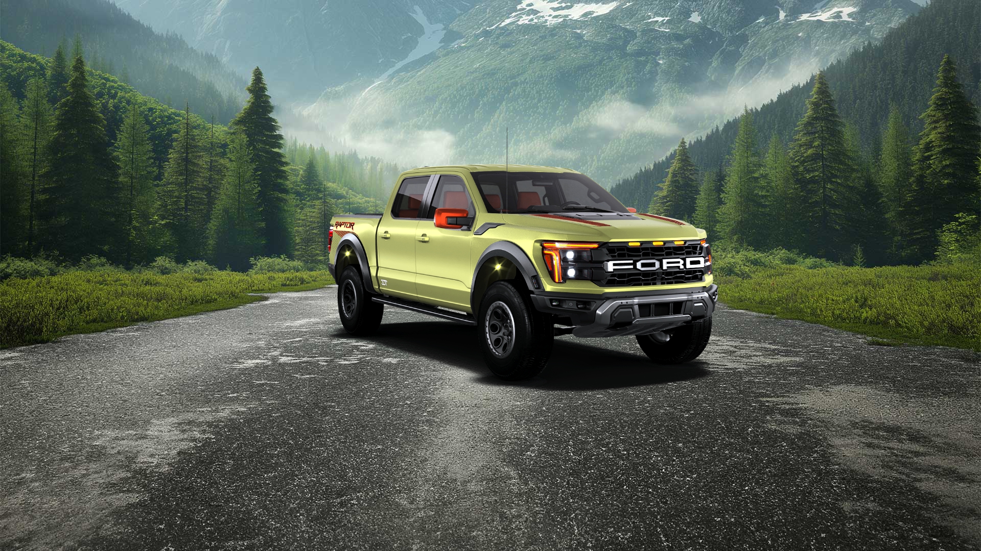 Ford F-150 Raptor 4 Door pickup truck 2024 tuning