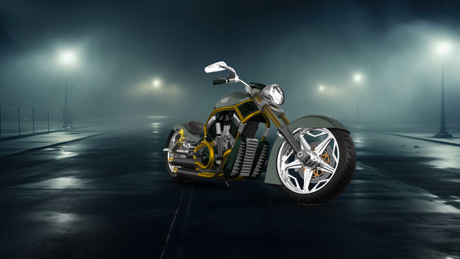Harley-Davidson Custom Chopper Cruiser 2011 tuning