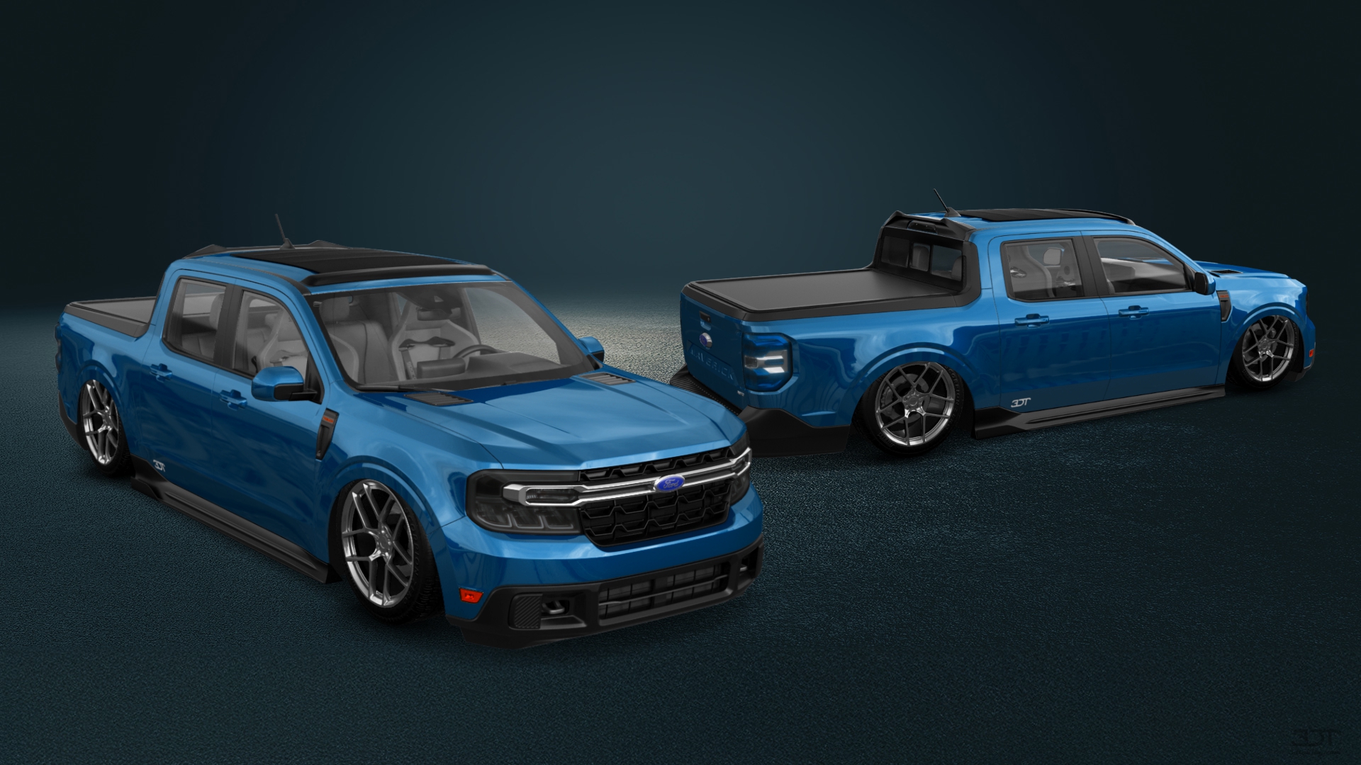 Ford Maverick 4 Door pickup truck 2022 tuning