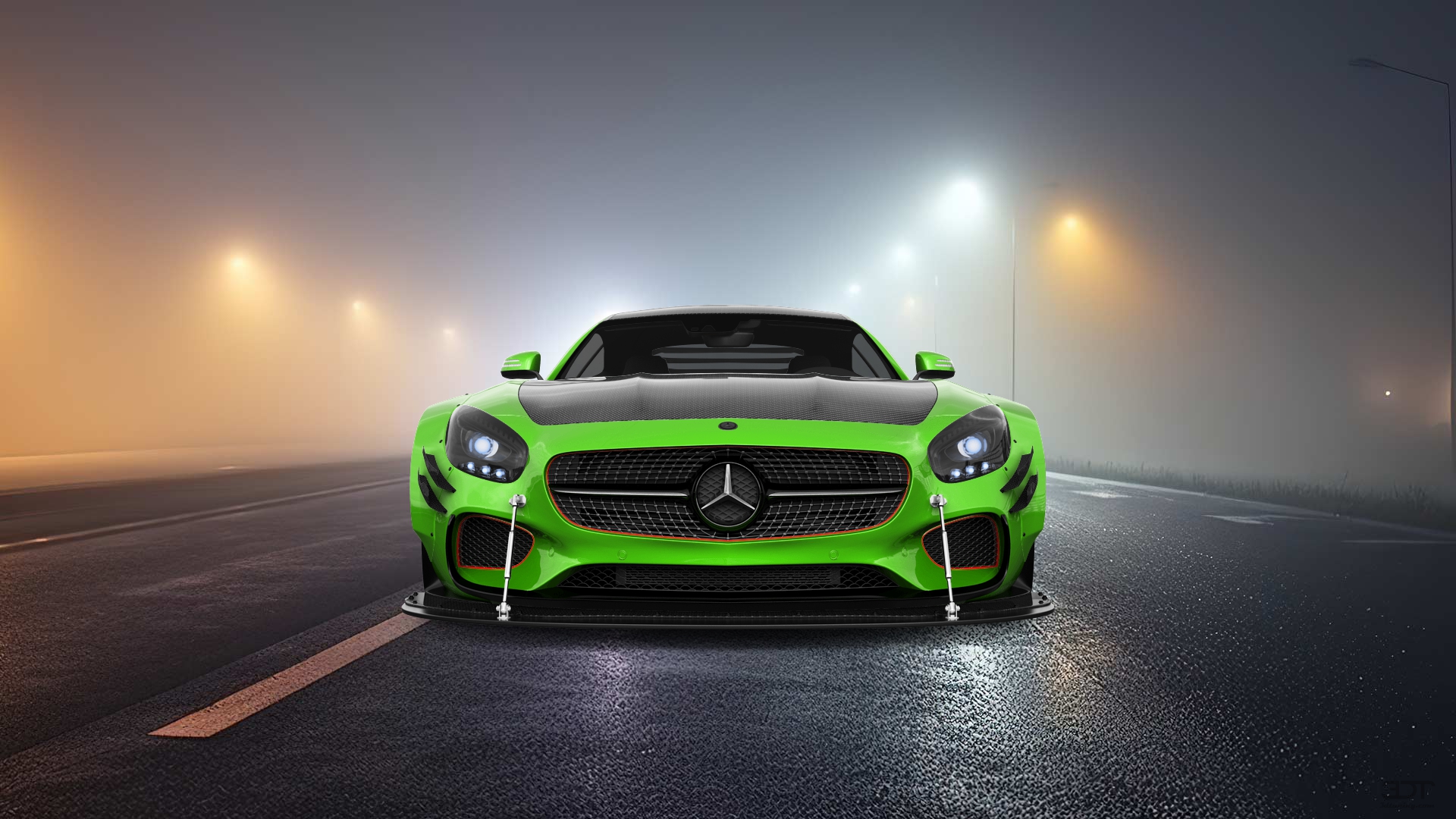 Mercedes AMG GT 2 door fastback coupe 2016