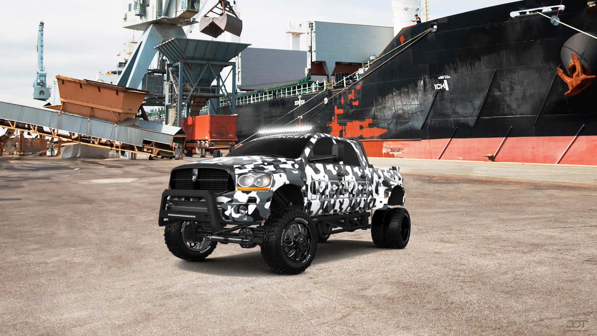 Dodge Ram 3500 Dually 4 Door pickup truck 2007 tuning