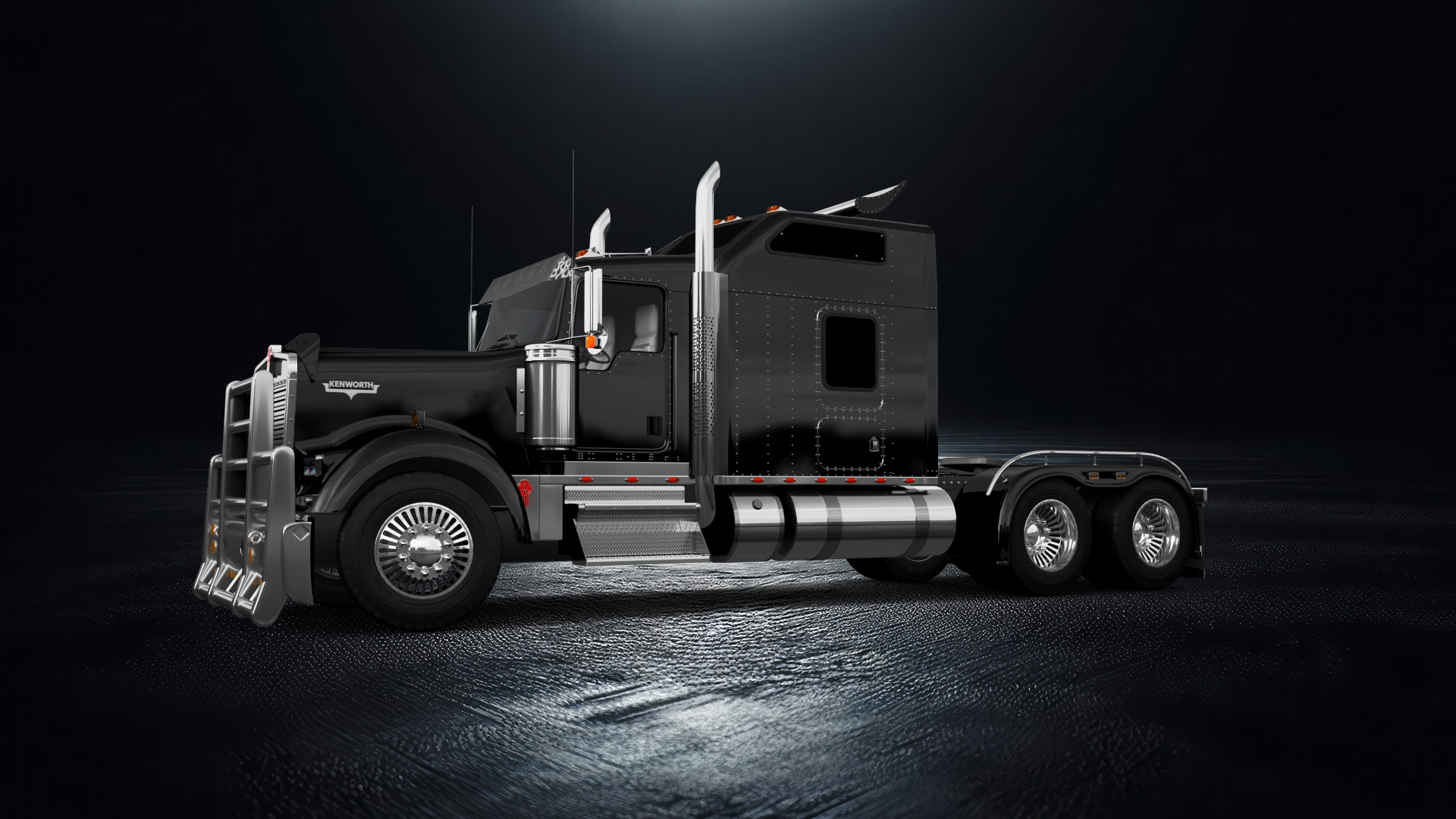 Kenworth W900 Sleeper Cab Truck 2015