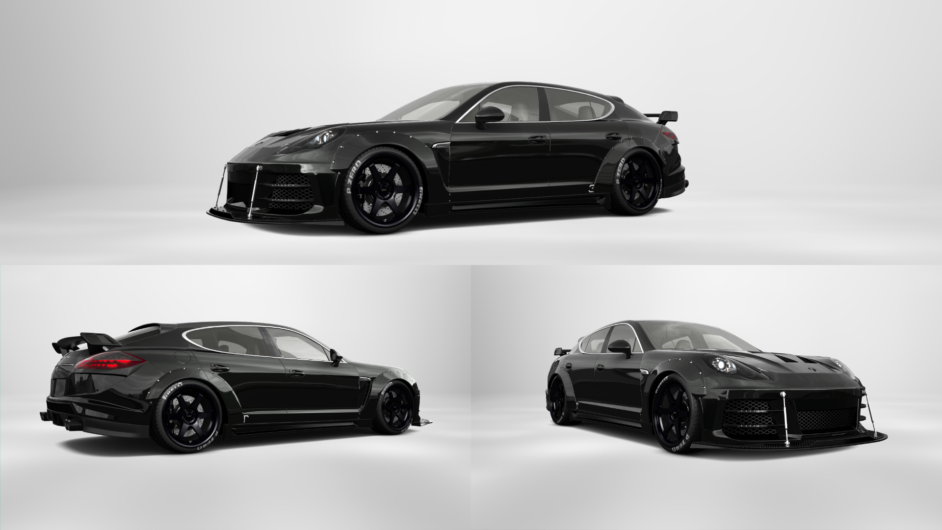 Porsche Panamera 4 door fastback saloon 2011