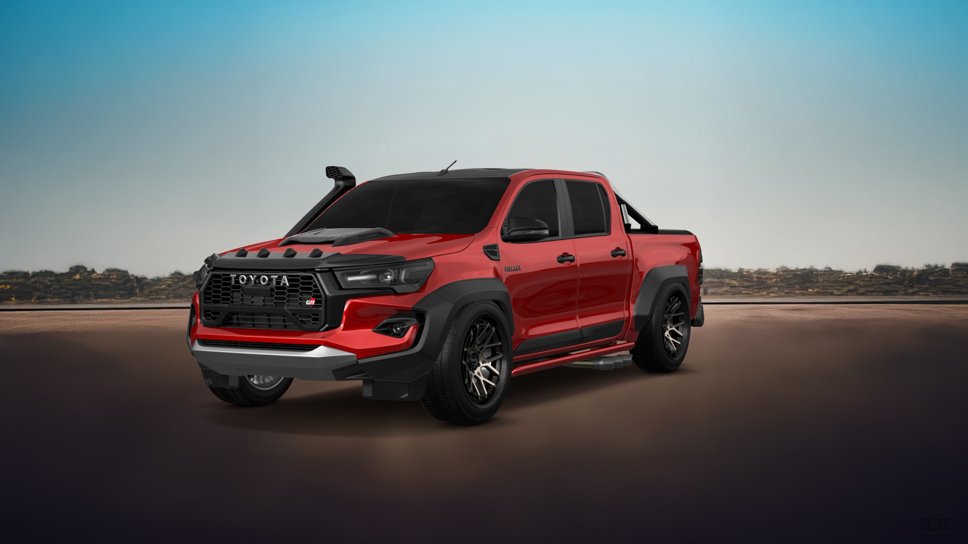 Toyota Hilux Double Cab 4 Door pickup truck 2015 tuning
