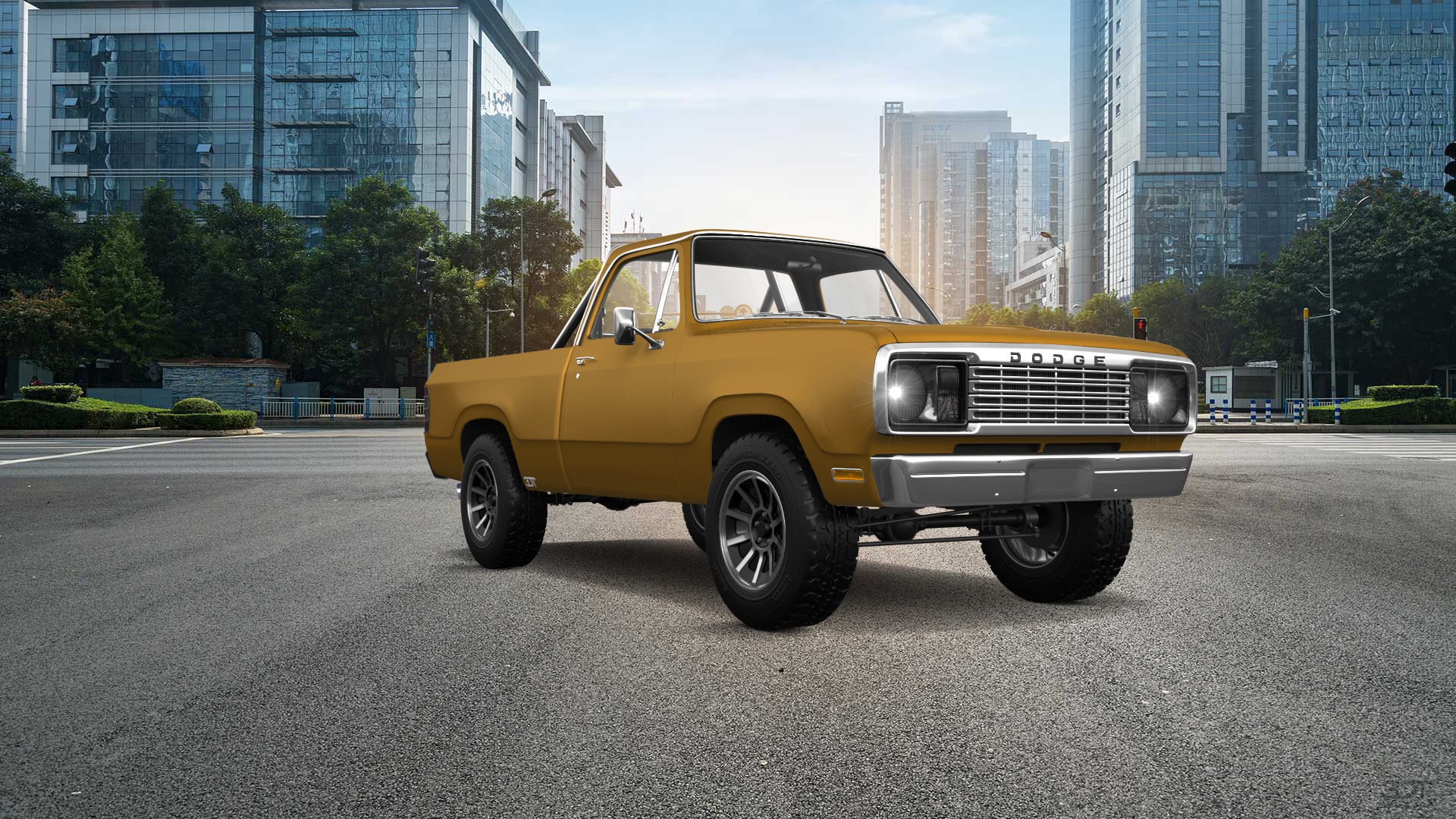 Dodge Power Wagon W200 2 Door pickup truck 1977 tuning