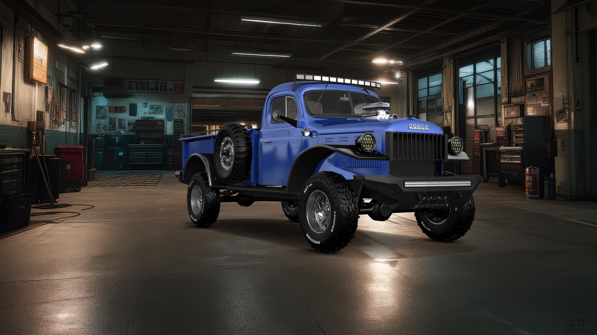 Dodge Power Wagon 2 Door pickup truck 1947 tuning