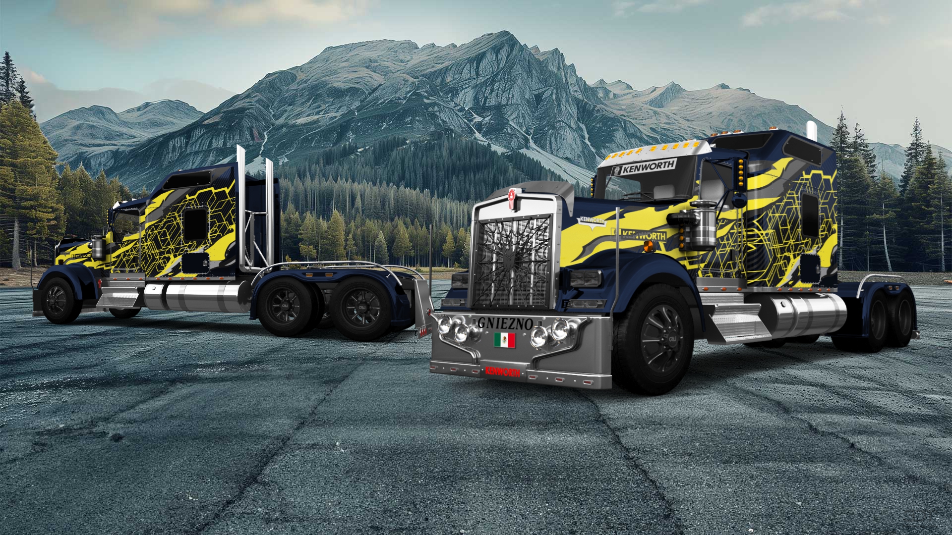 Kenworth W900 Sleeper Cab Truck 2015