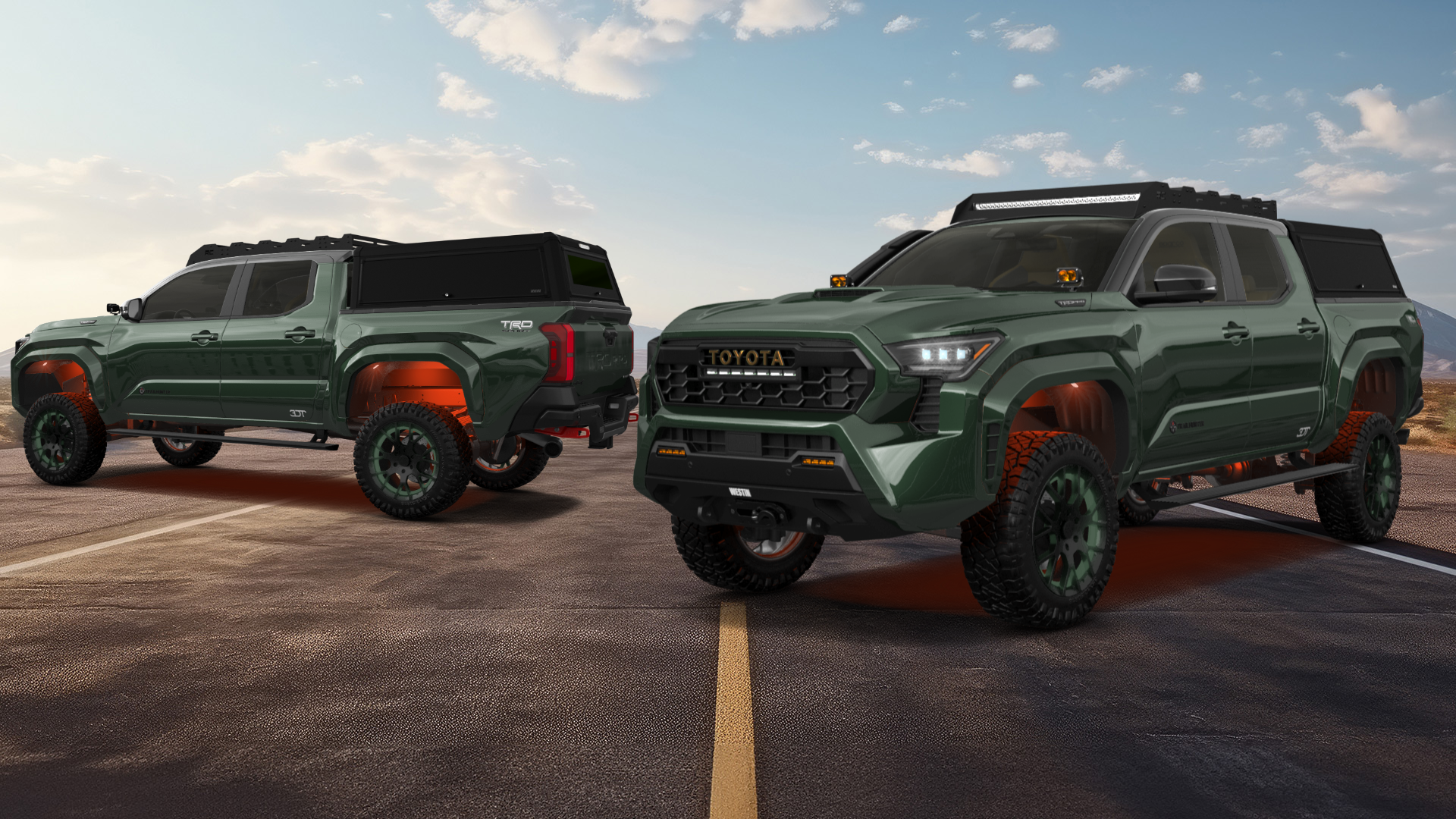 Toyota Tacoma Crew Cab 4 Door pickup truck 2024 tuning