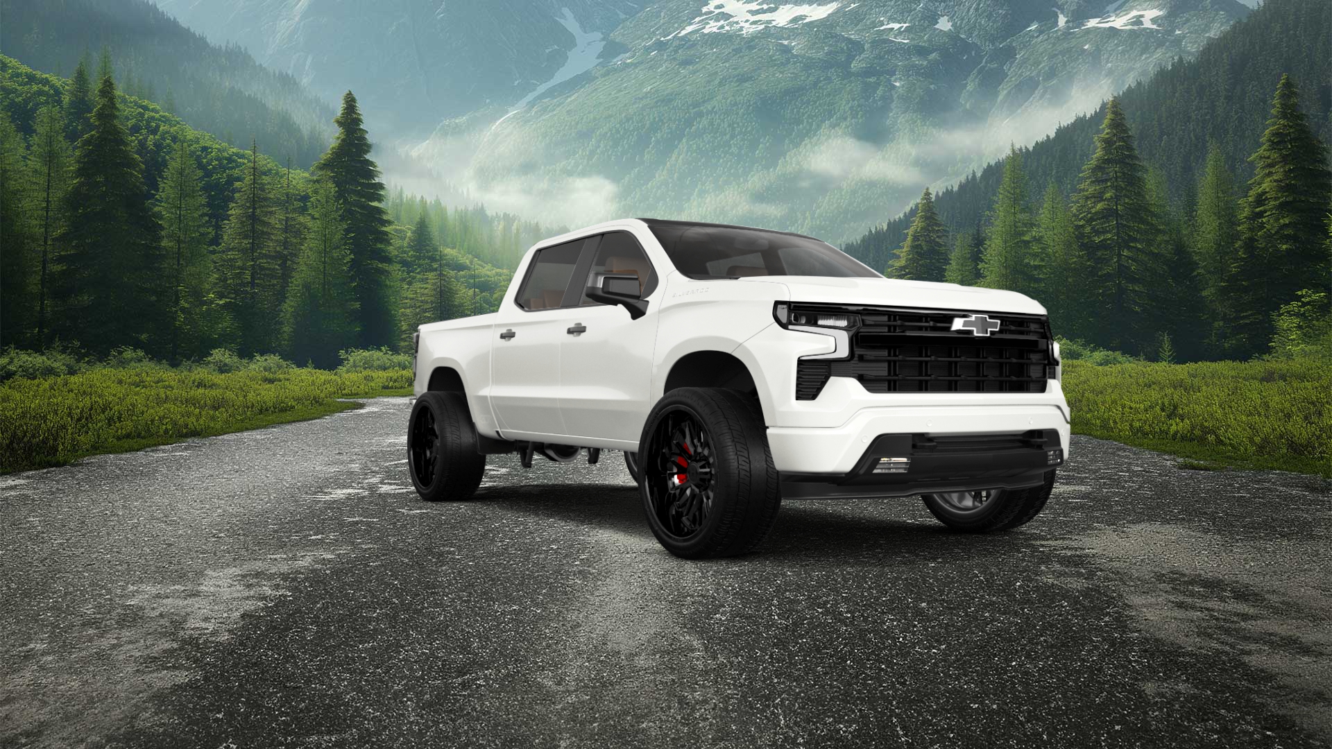 Chevrolet Silverado 1500 Crew Cab 5.8 ft box 4 Door pickup truck 2023 tuning