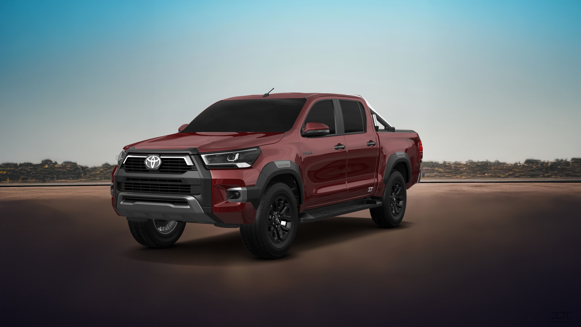 Toyota Hilux Double Cab 4 Door pickup truck 2015 tuning