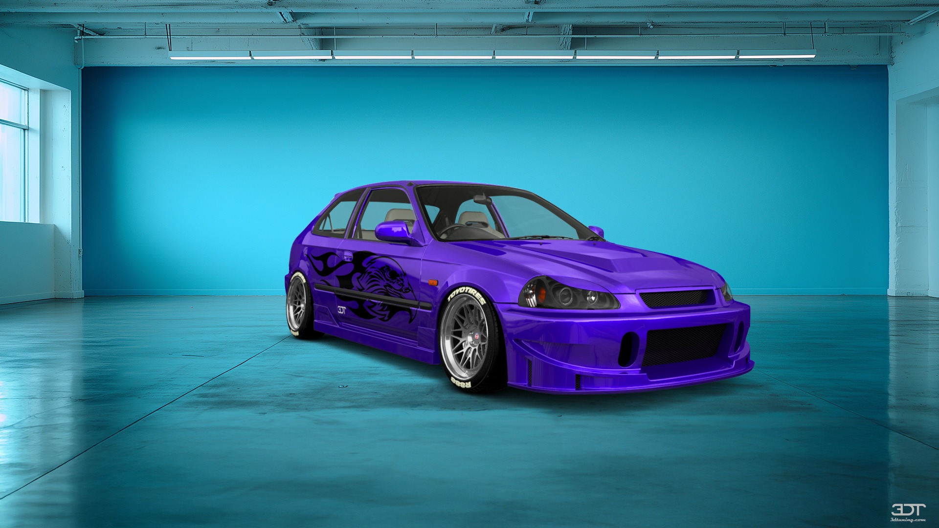 Honda Civic 3 Door Hatchback 1997 tuning
