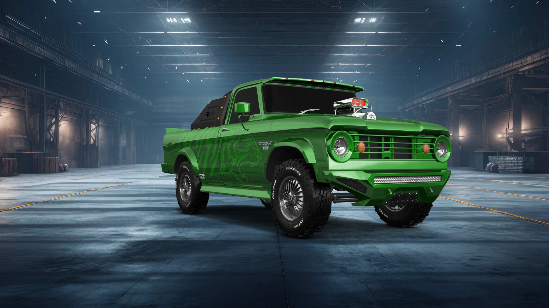 Dodge Power Wagon W200 2 Door pickup truck 1966