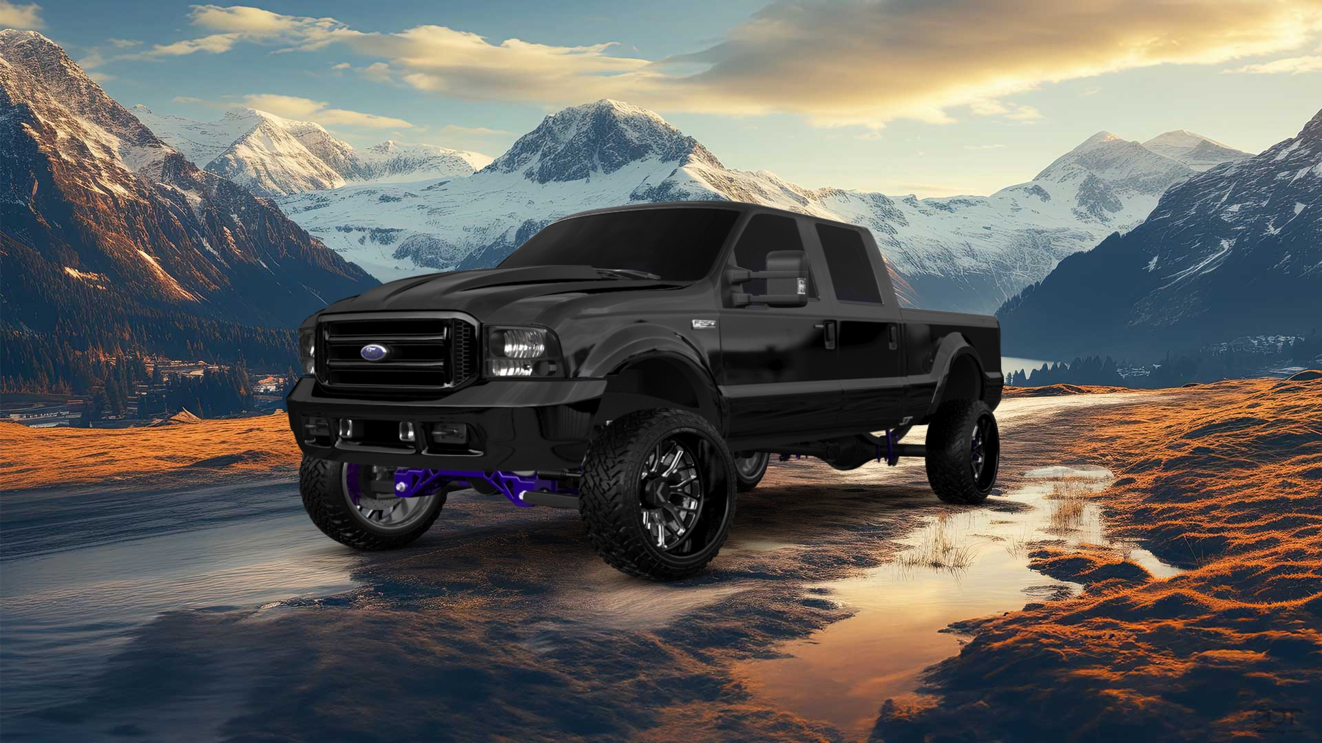 Ford F-250 Crew Cab 4 Door pickup truck 1999