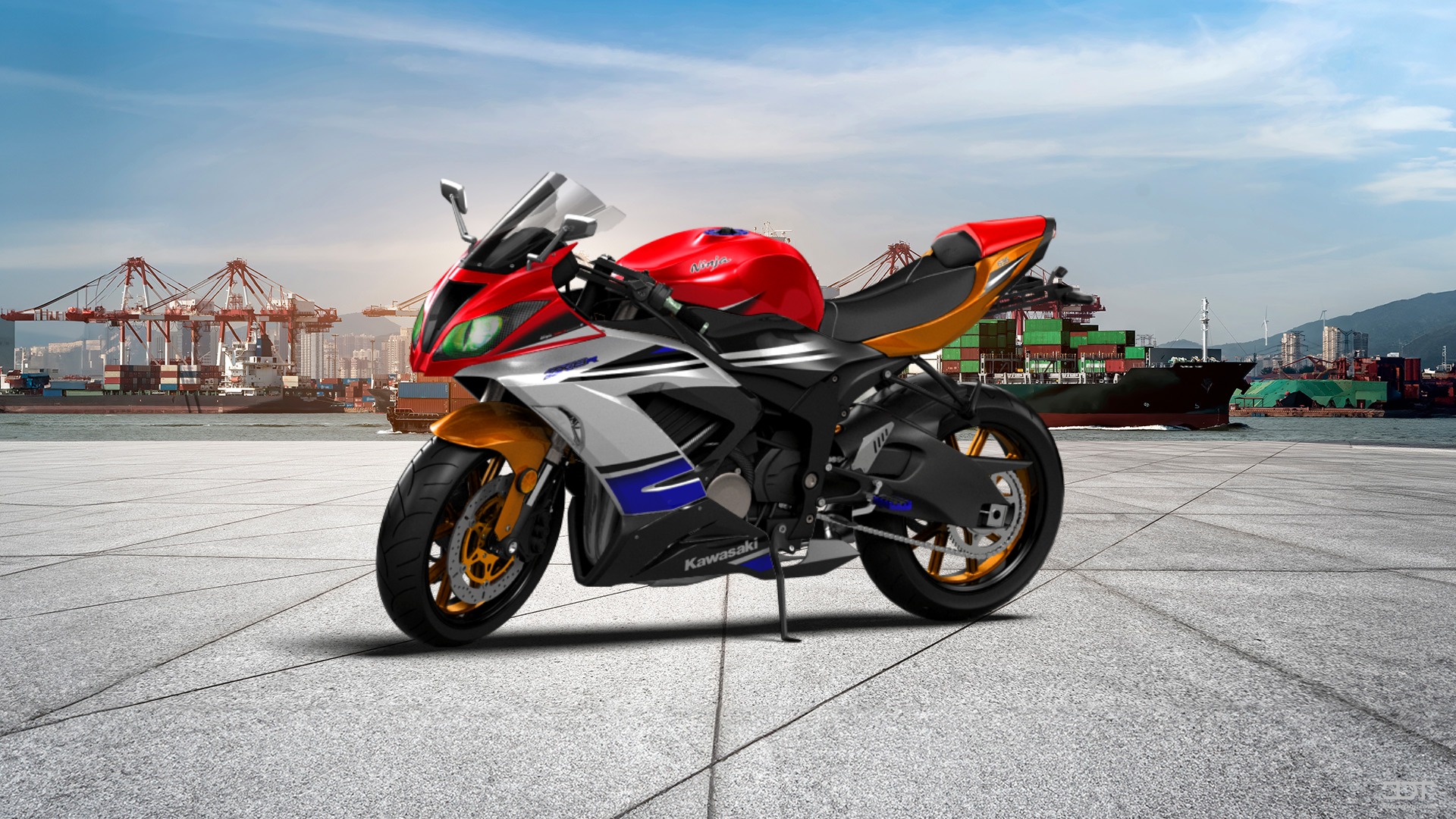 Kawasaki Ninja ZX 6R Sport Bike 2015 Images