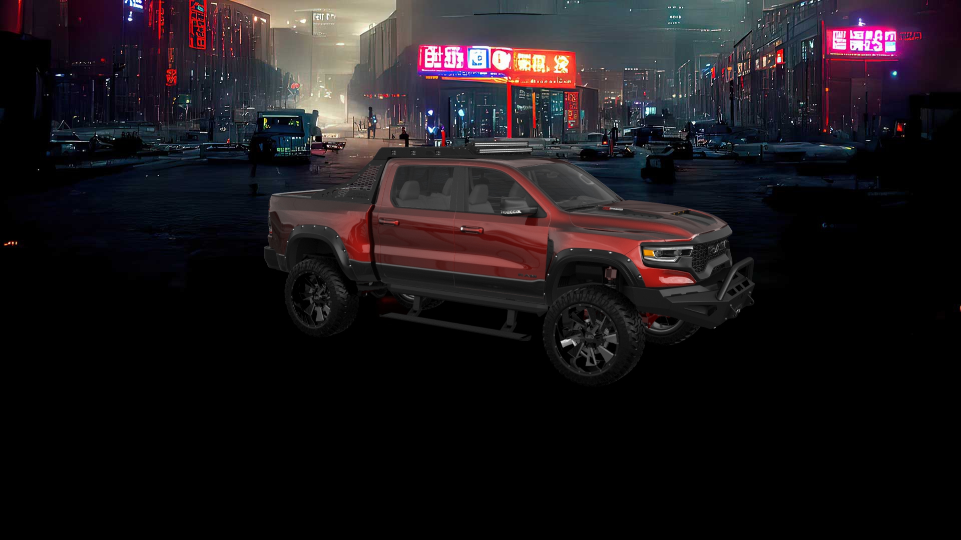 Dodge Ram 1500 TRX 4 Door pickup truck 2021 tuning