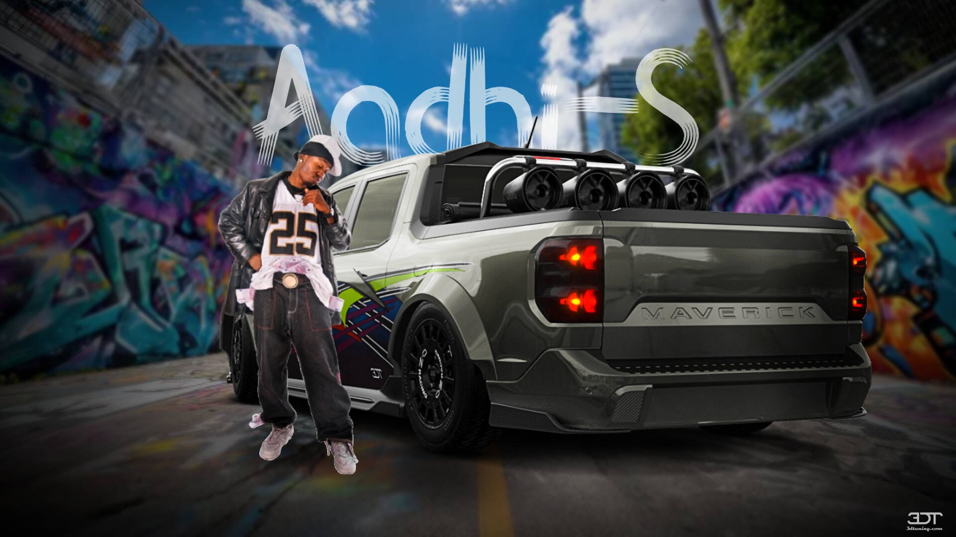 Ford Maverick 4 Door pickup truck 2022 tuning