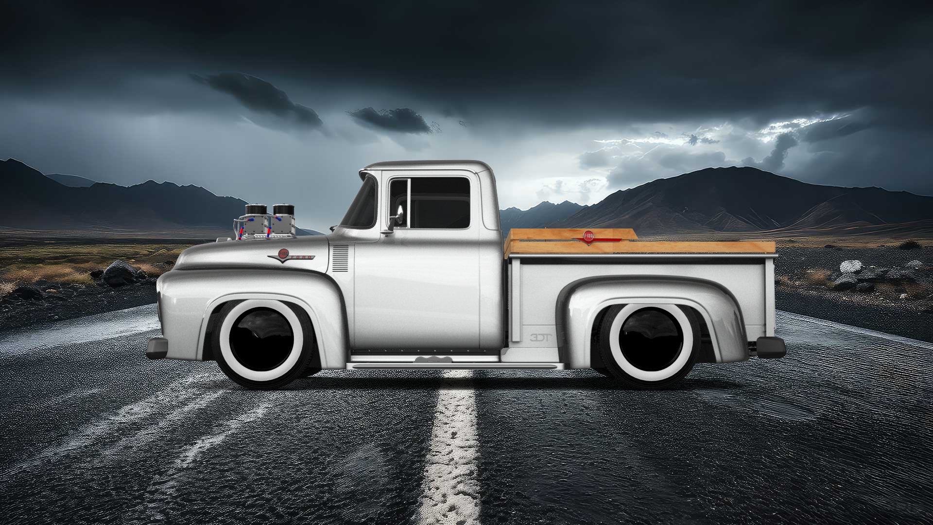 Ford F-100 2 Door truck 1956