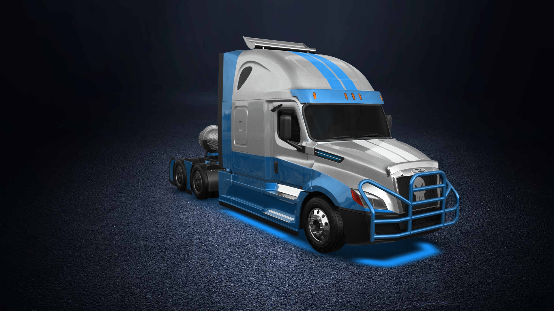 Freightliner Cascadia Sleeper Cab Truck 2018 tuning