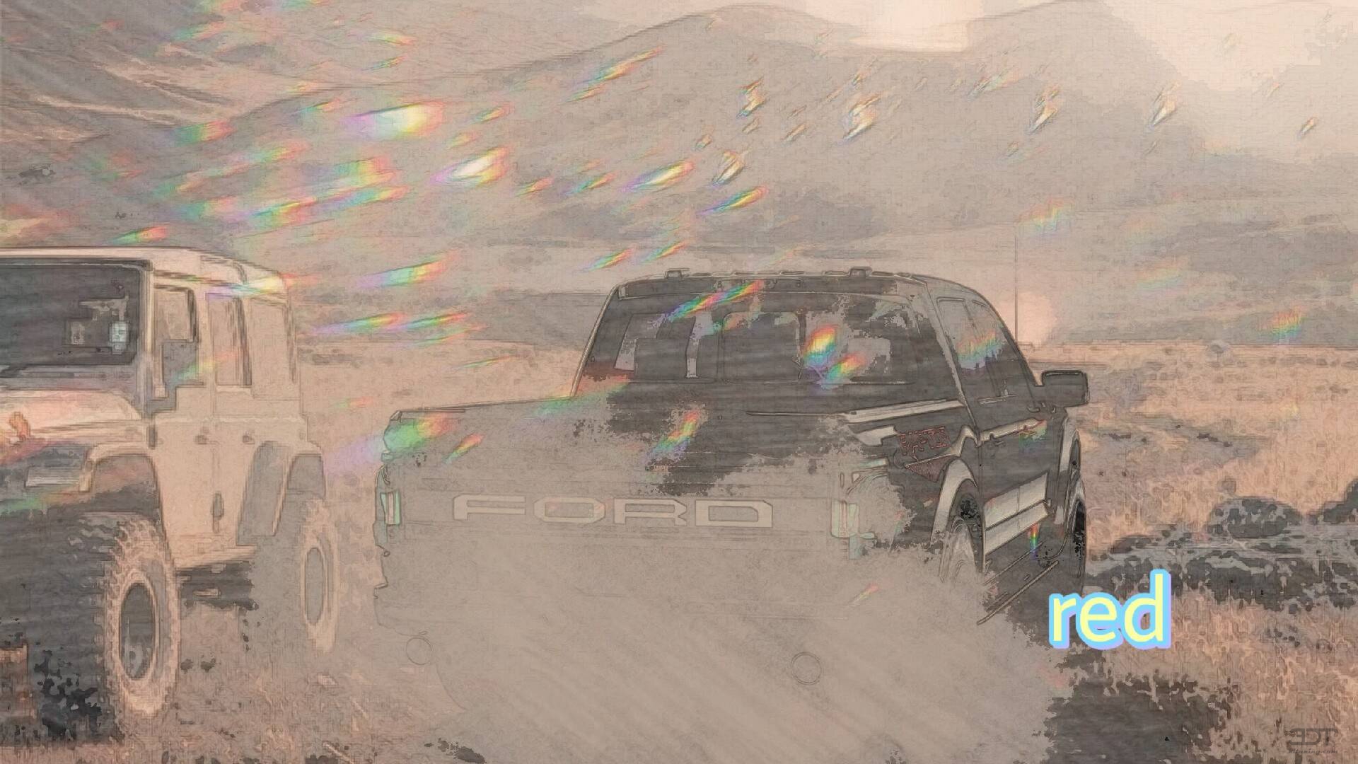 Ford F-150 Raptor 4 Door pickup truck 2024