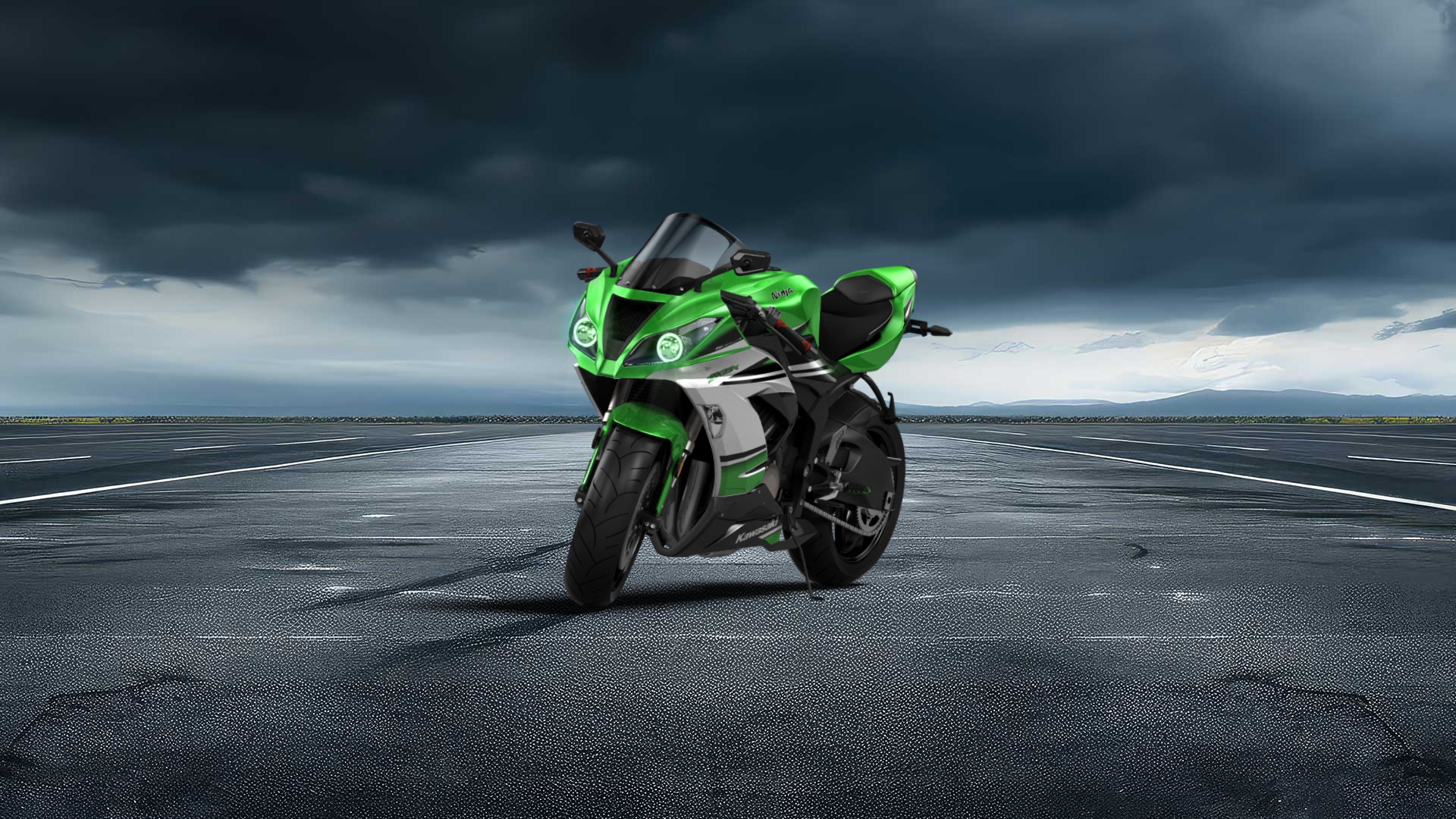 Kawasaki Ninja ZX 6R Sport Bike 2015 tuning