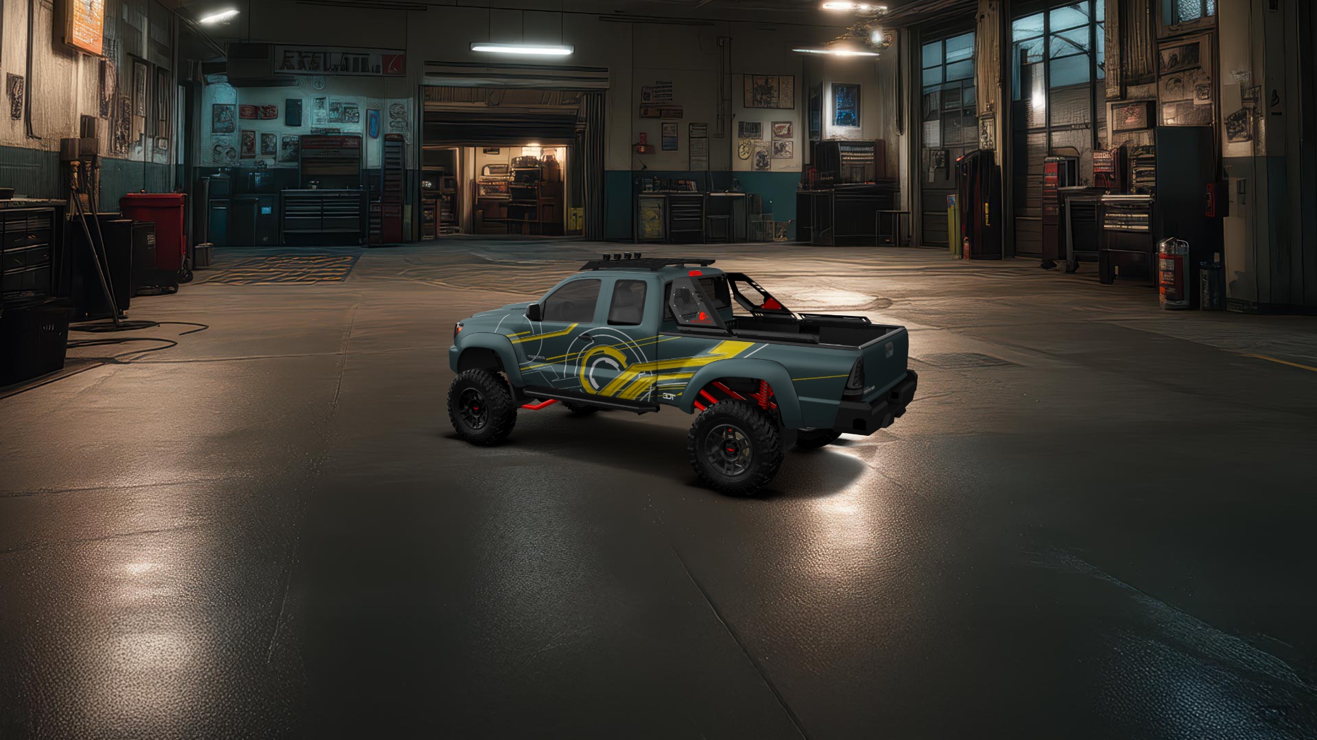 Toyota Tacoma Access Cab 6.2 ft box Pickup Truck 2012 tuning