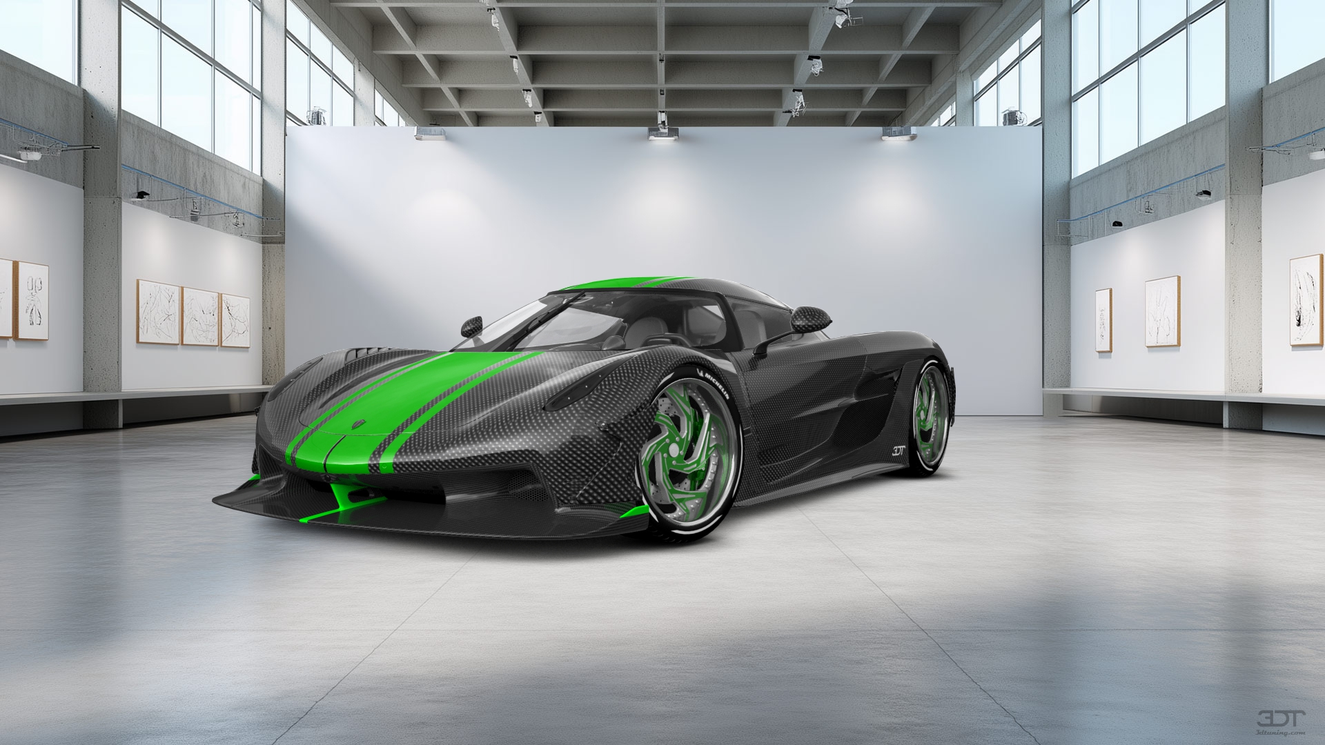 Koenigsegg Jesko 2 door targa top 2020 tuning