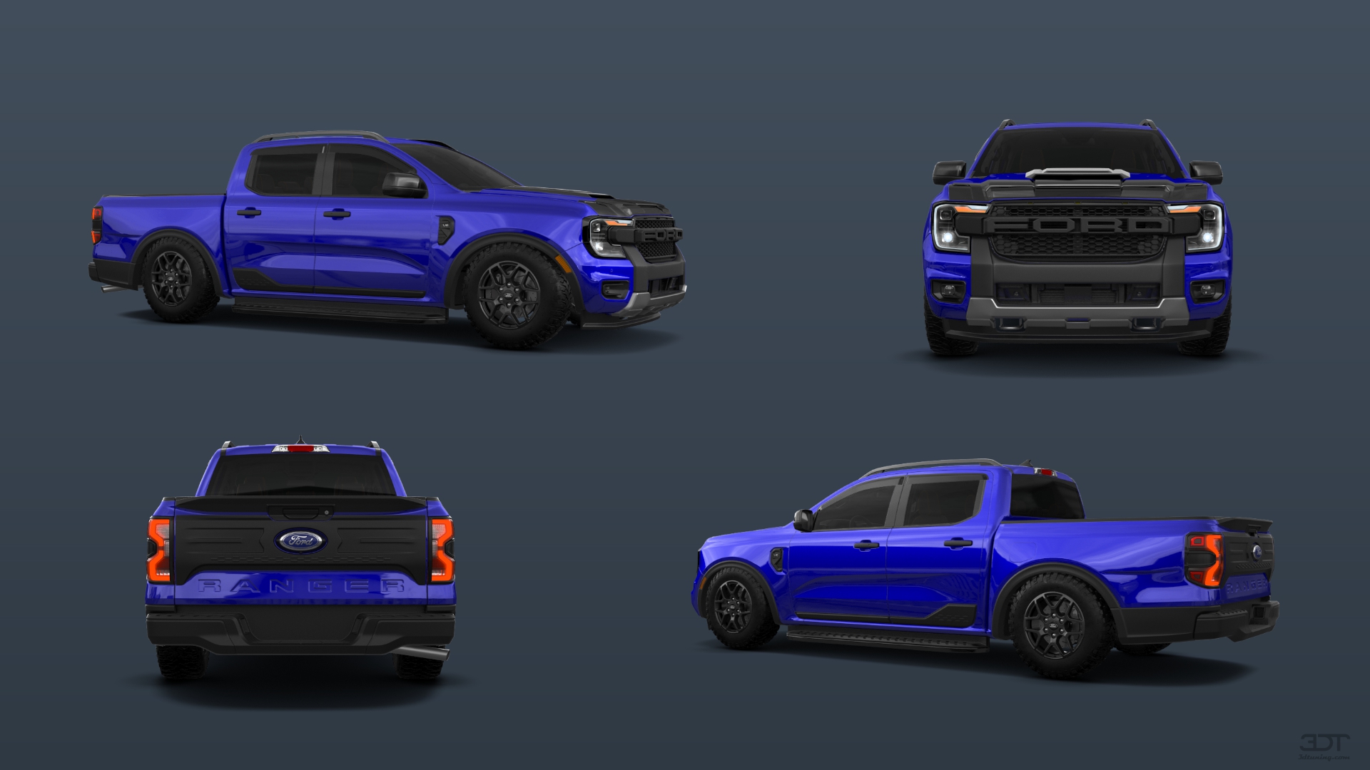 Ford Ranger 4 Door pickup truck 2022 tuning