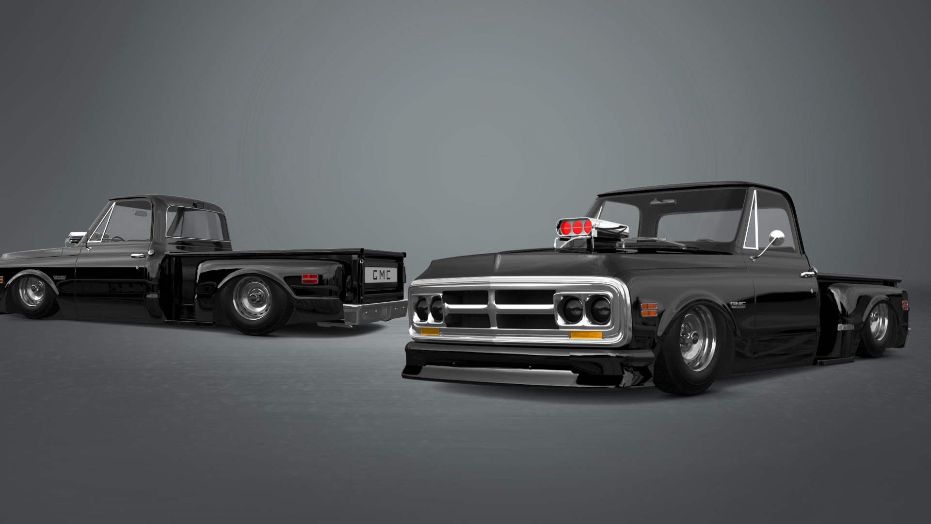 GMC K1500 2 Door pickup truck 1971 tuning