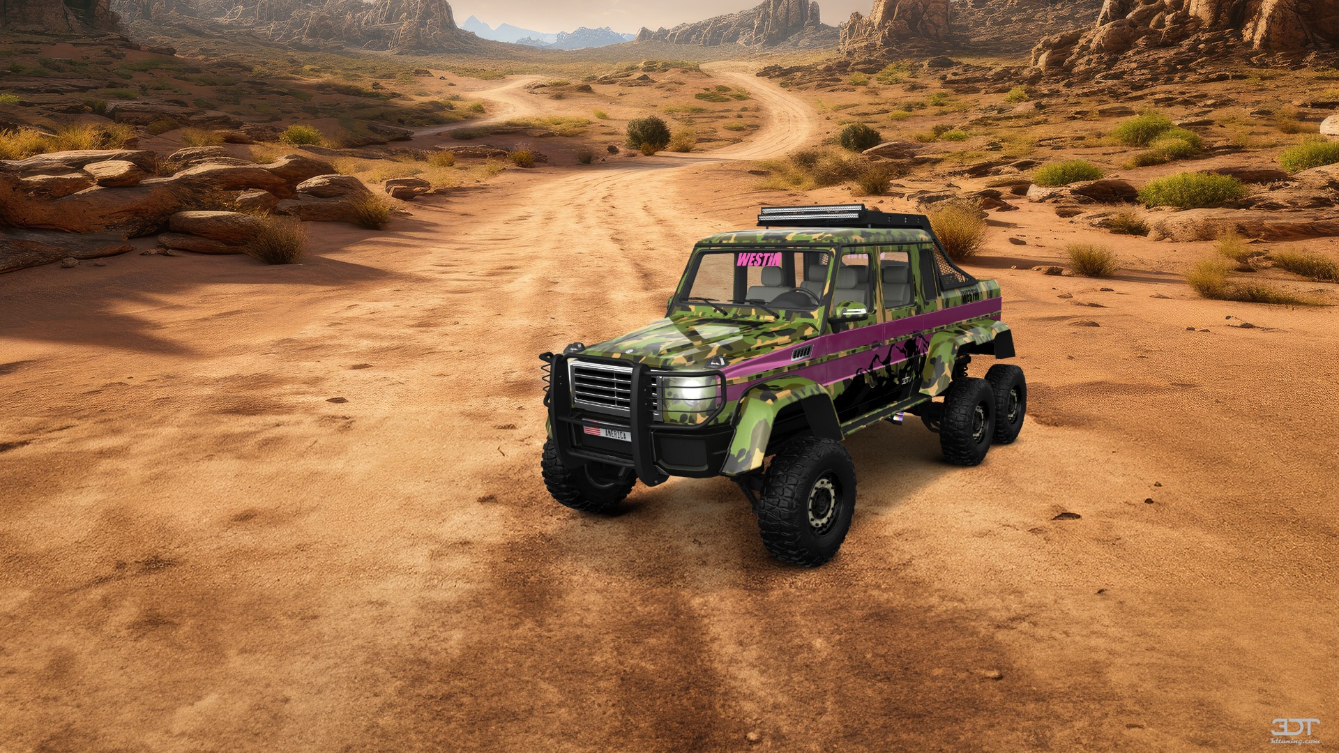 Mercedes G 63 AMG 6x6 4 Door pickup truck 2013