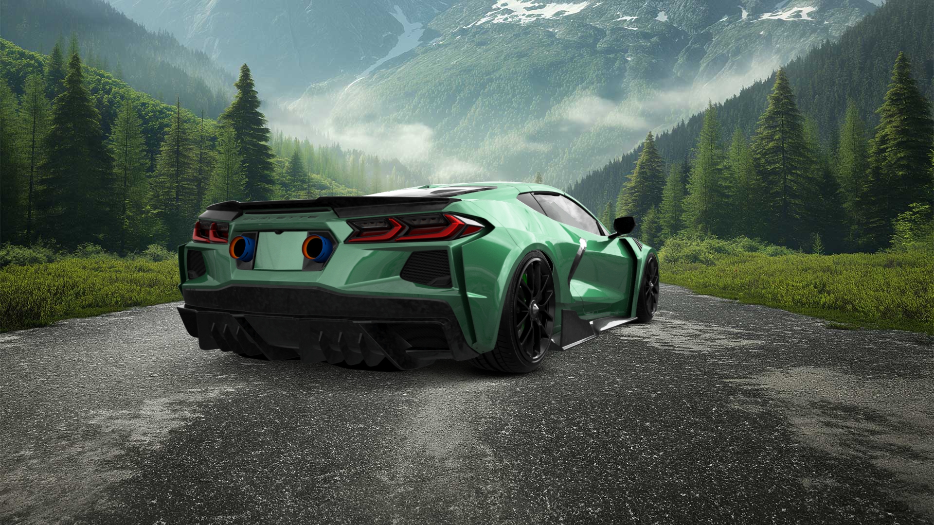 Chevrolet Corvette 2 door targa top 2020 Images