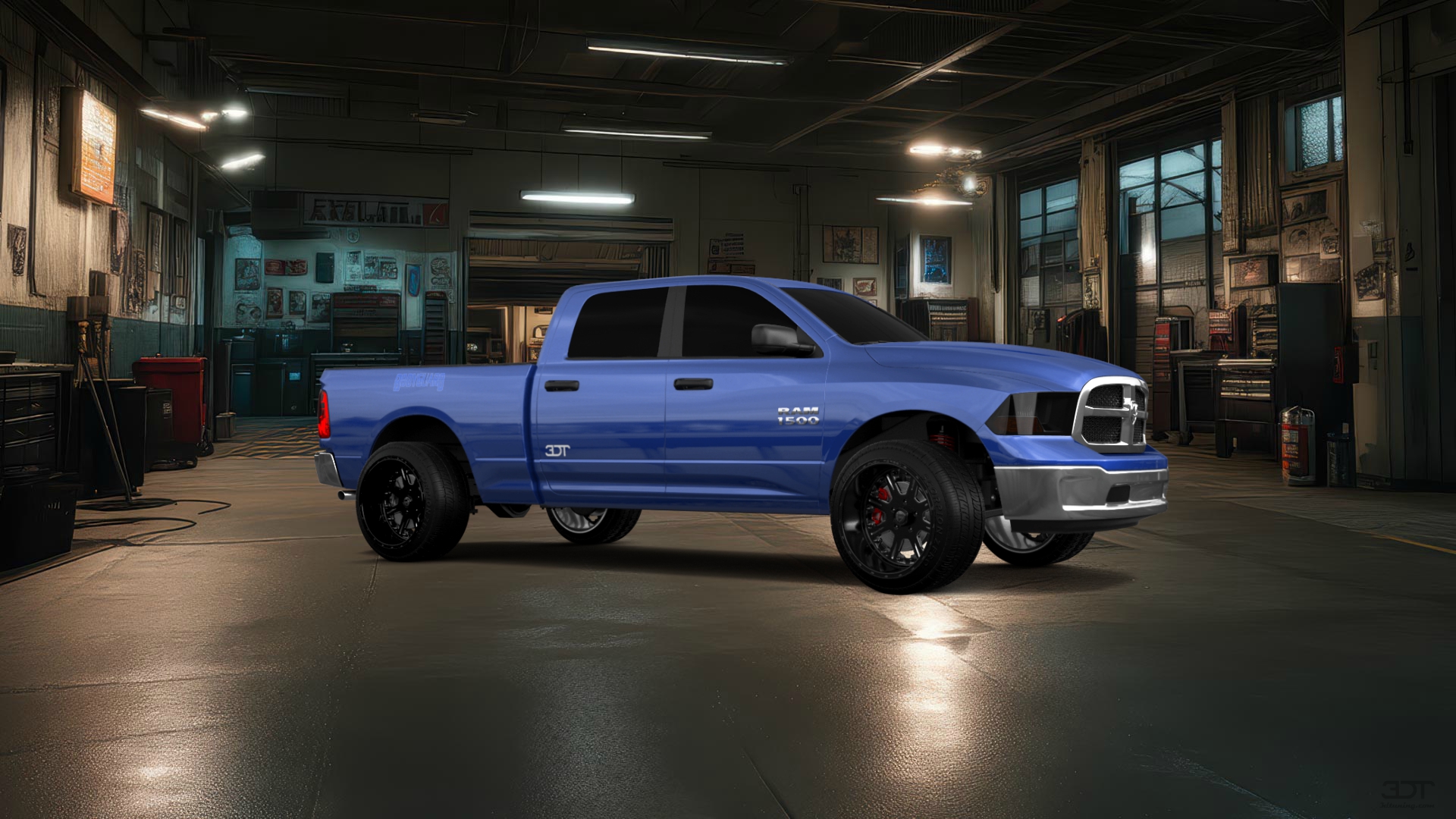 Dodge Ram 1500 6.4 ft box 4 Door pickup truck 2013 tuning