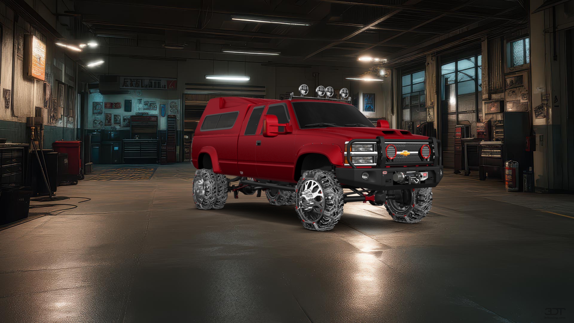 Chevrolet K3500 Extended Cab Pickup Truck 1988 tuning