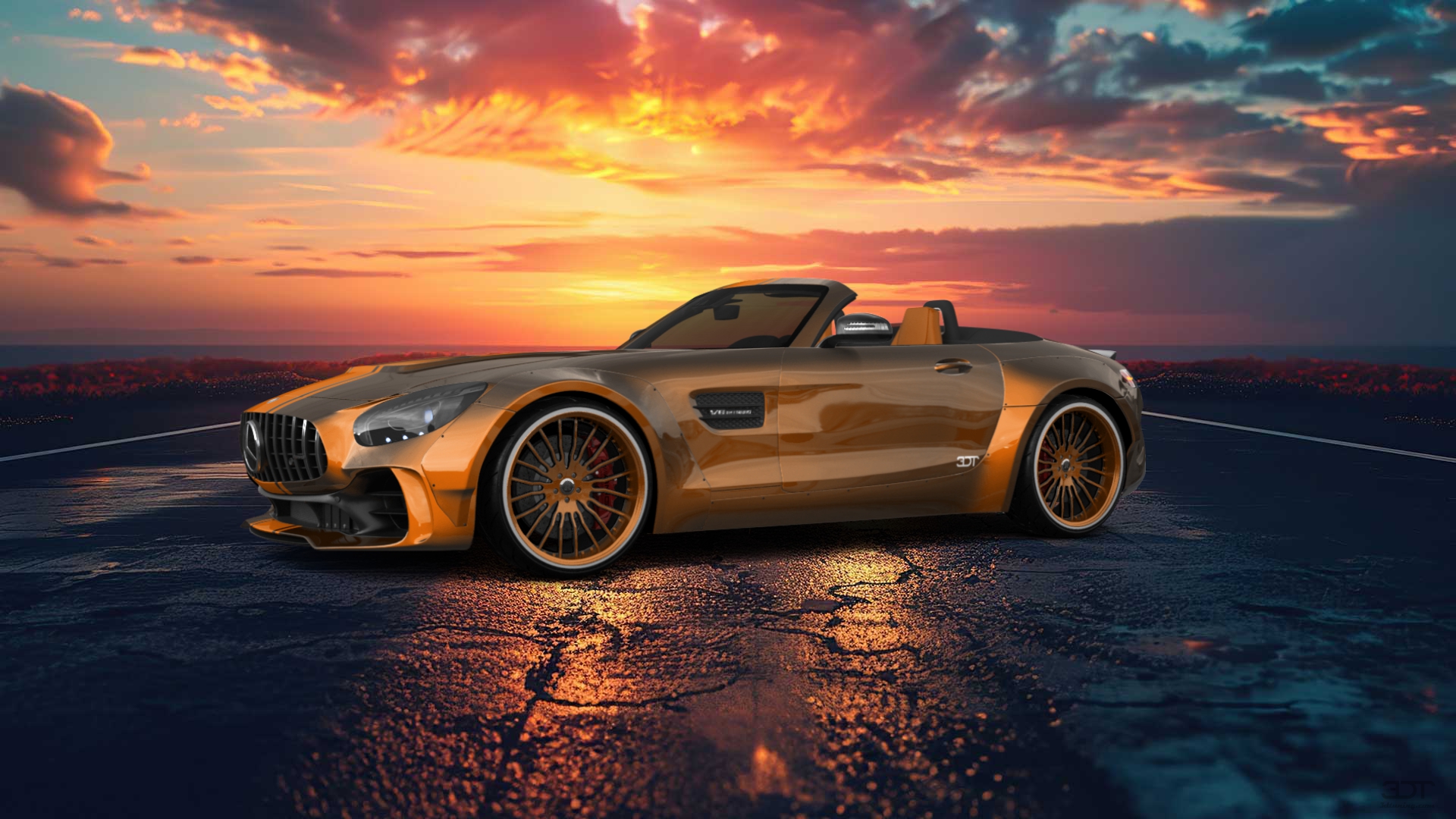 Mercedes AMG GT 2 Door Convertible 2016 tuning